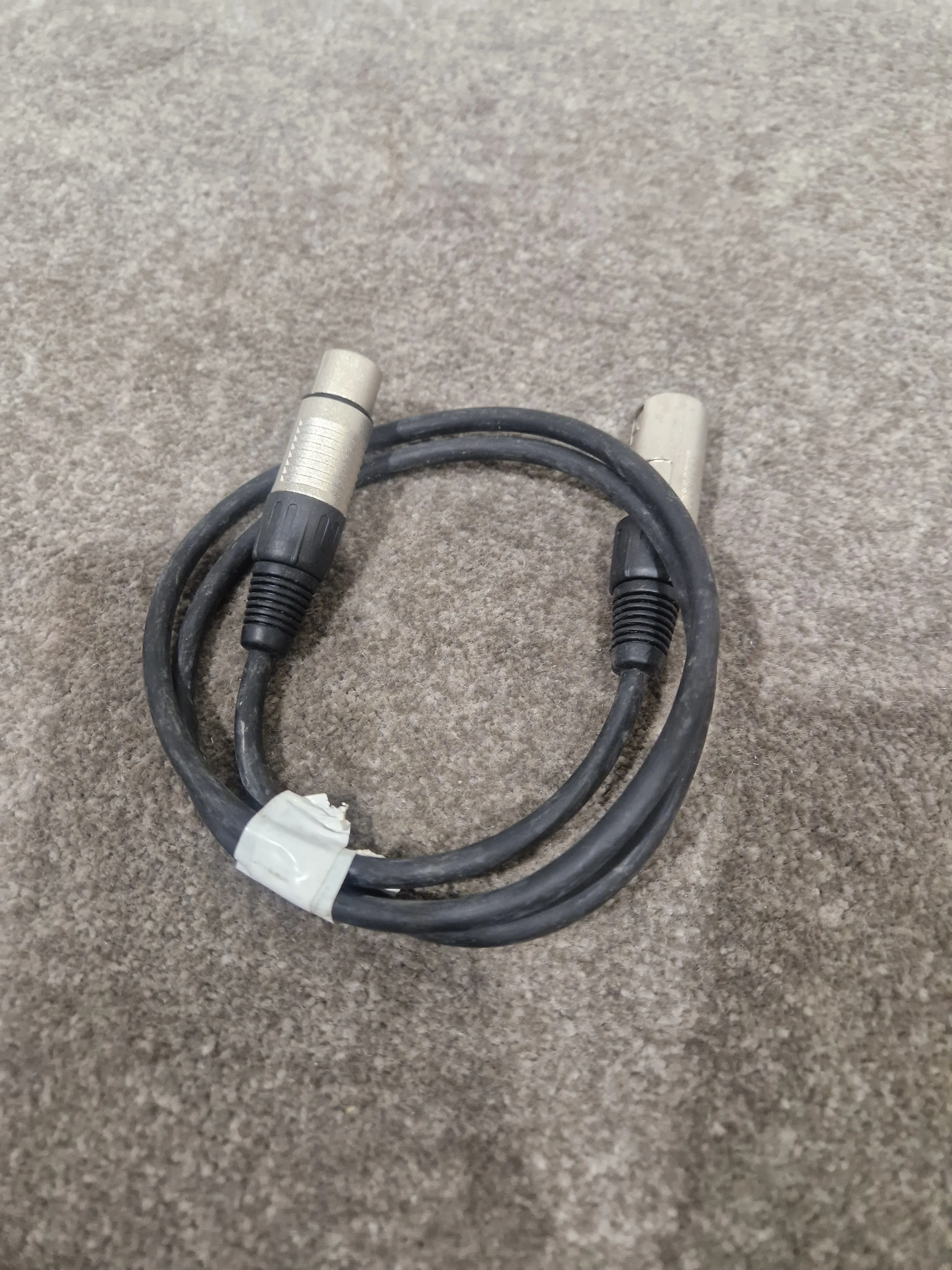 JOB-LOT OF Microphone Cables - 7X Black Cables - Assorted Lengths - Good - Image 7