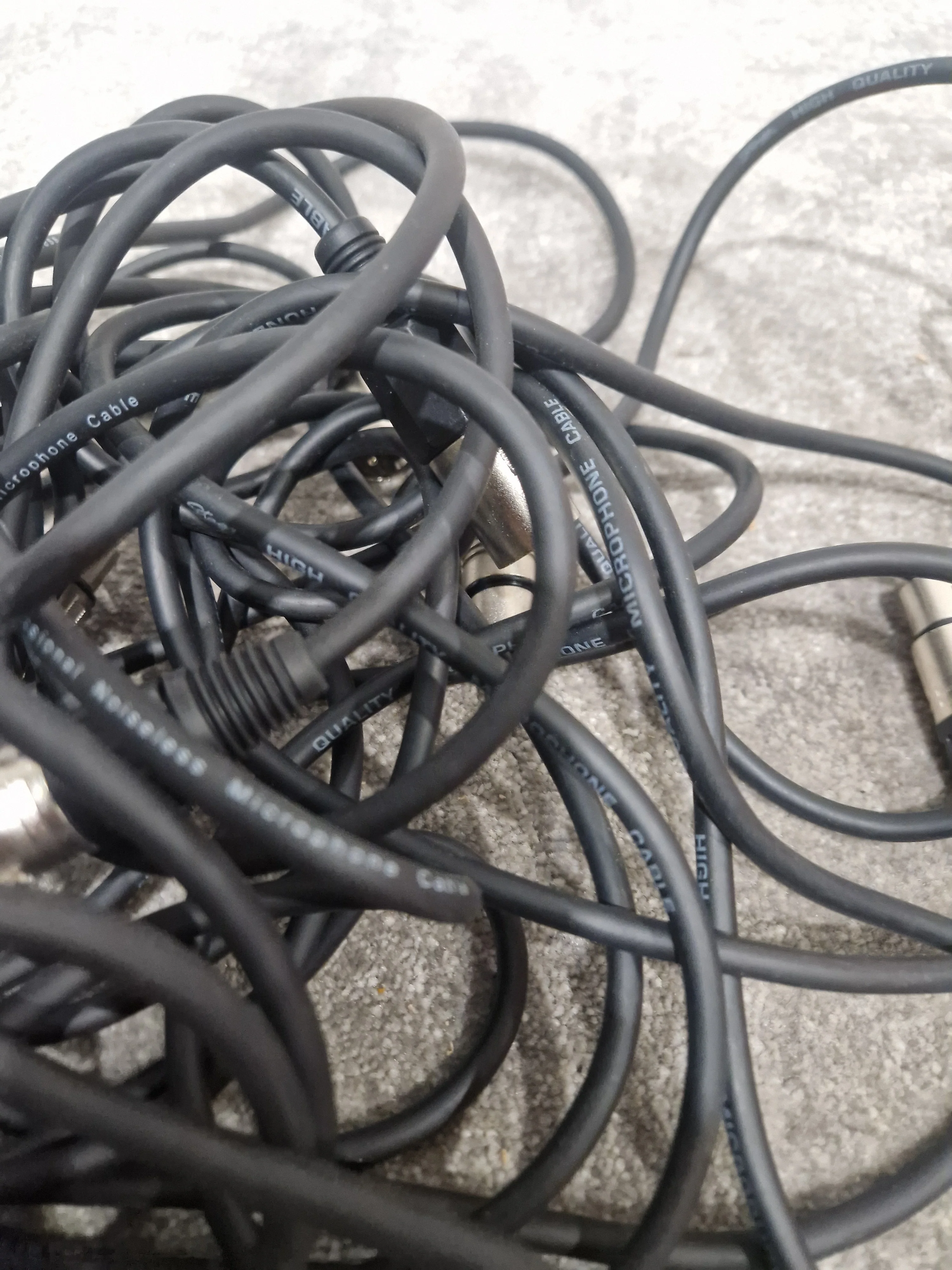 Job Lot Of Microphone Cables - Multicoloured X 25 – Microphone Cable - Excellent - Image 11