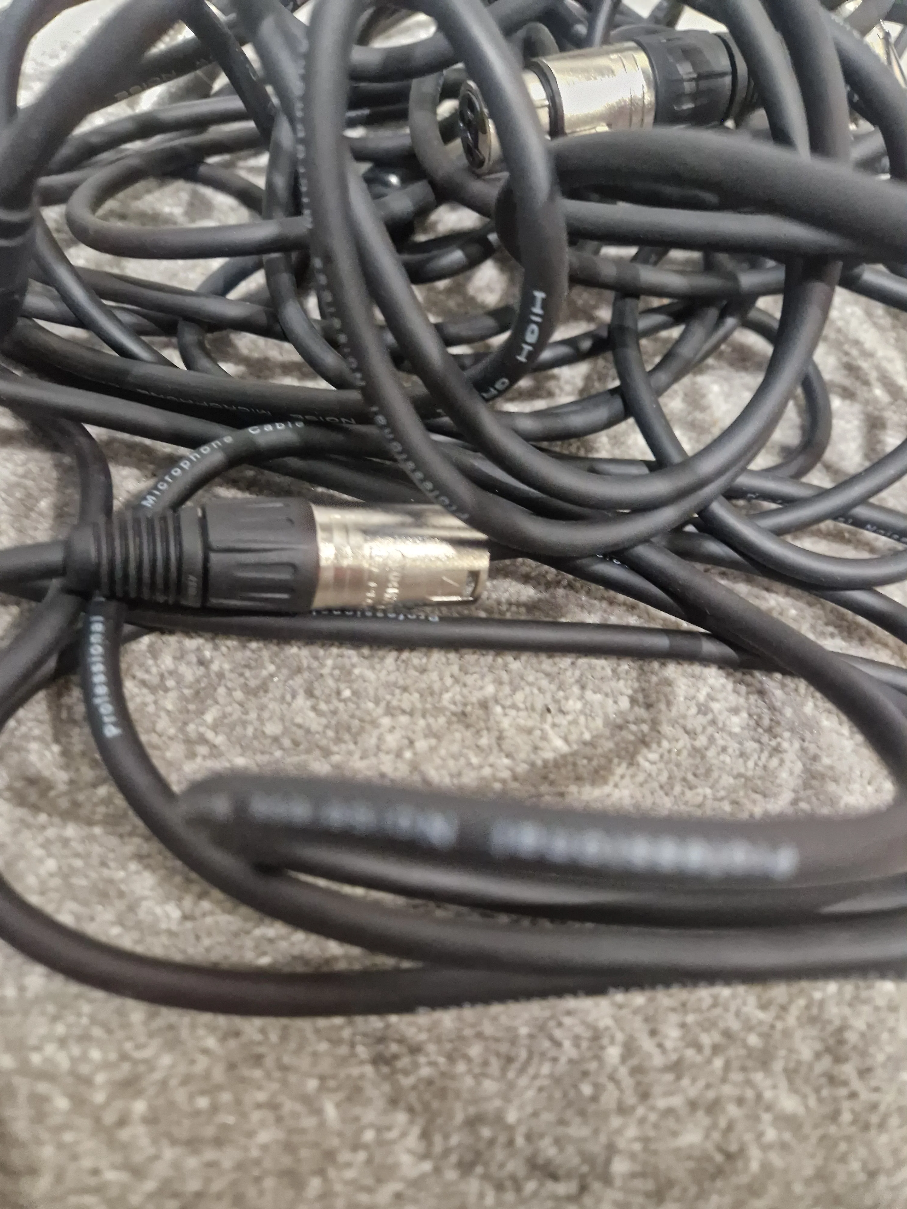 Job Lot Of Microphone Cables - Multicoloured X 25 – Microphone Cable - Excellent - Image 19