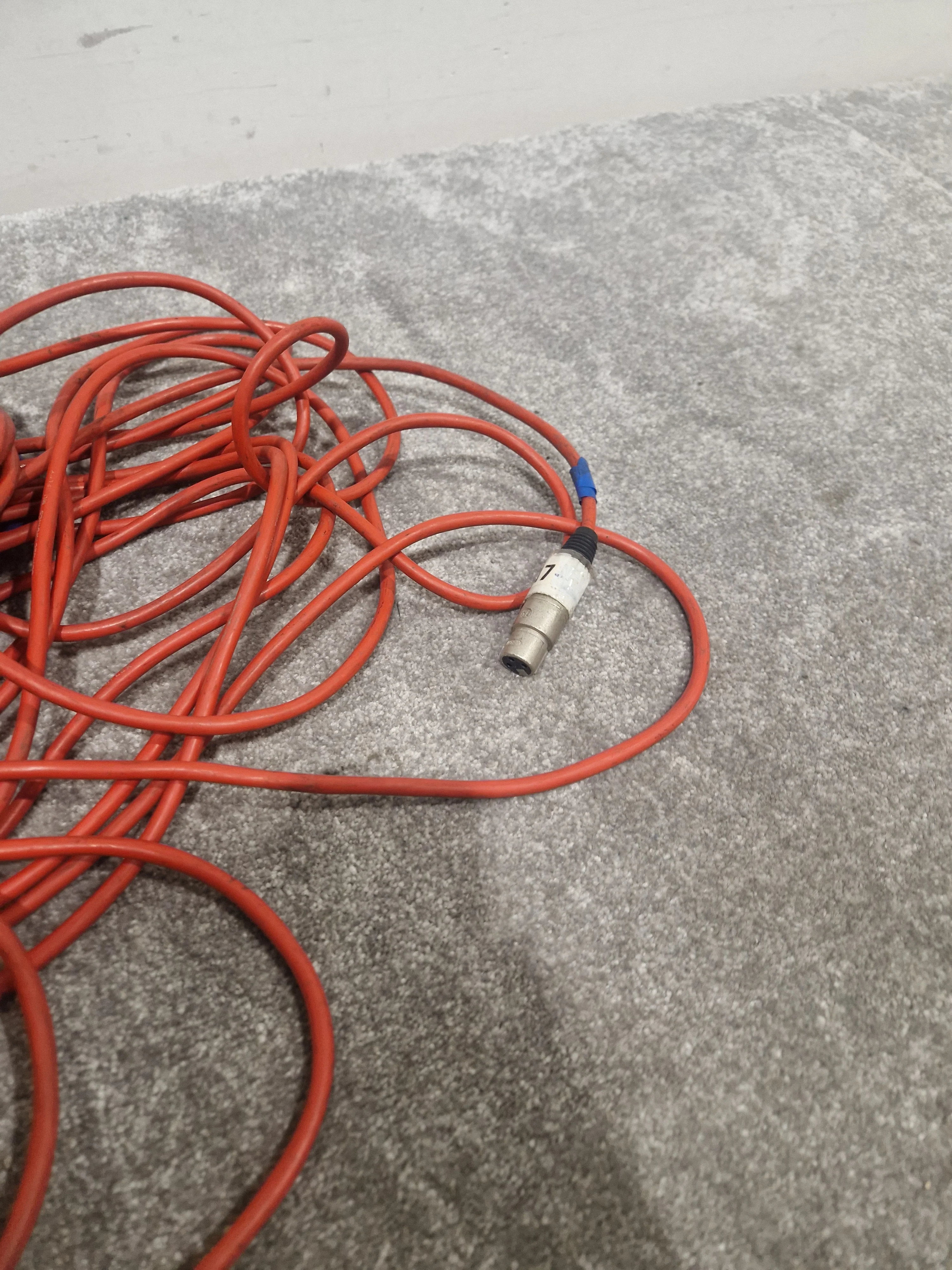 JOB-LOT OF XLR Cables - Mixed Lengths & Colors - Good - Image 12