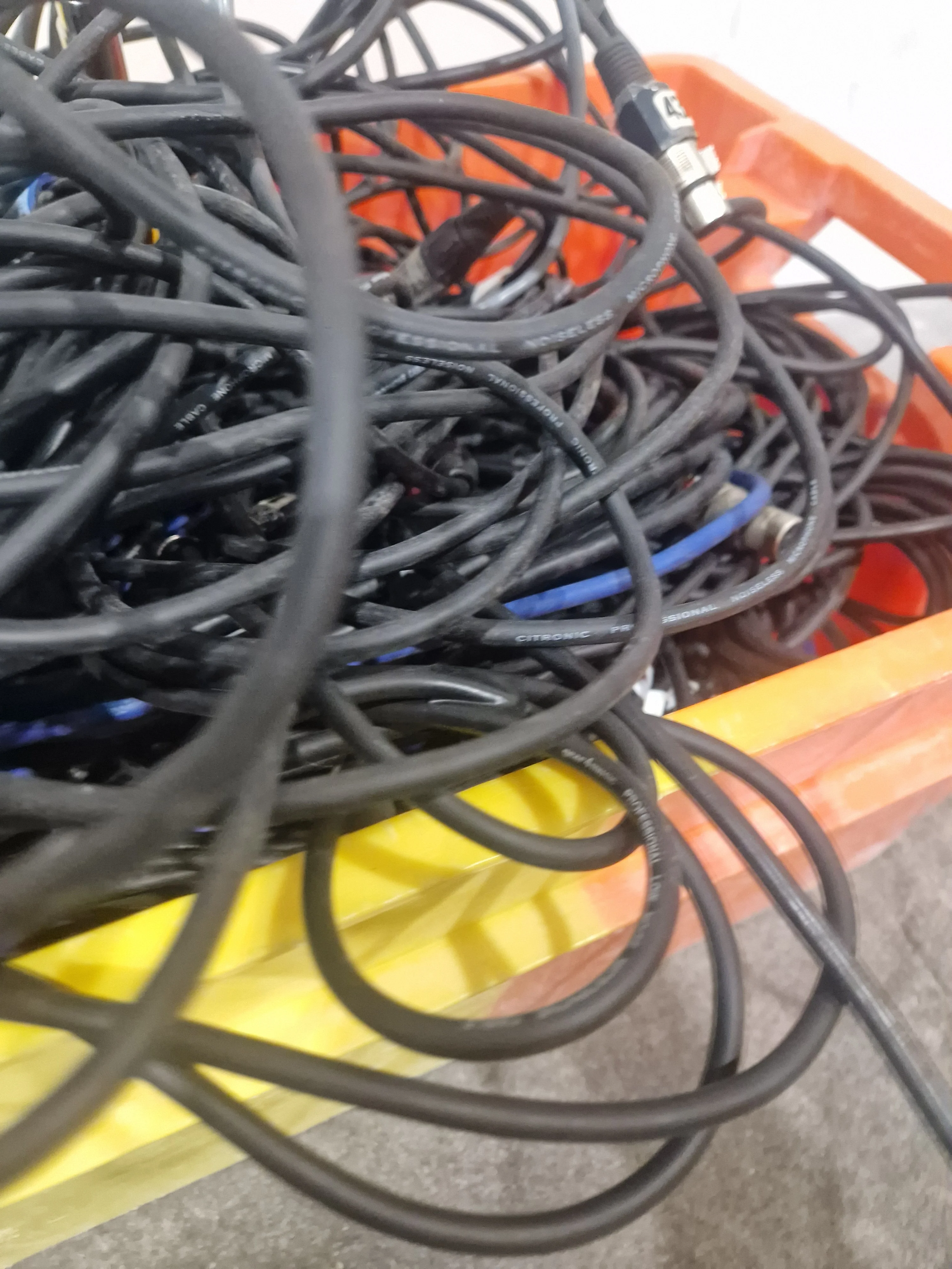 JOB-LOT OF XLR Cables - Mixed Lengths & Colors - Good - Image 17