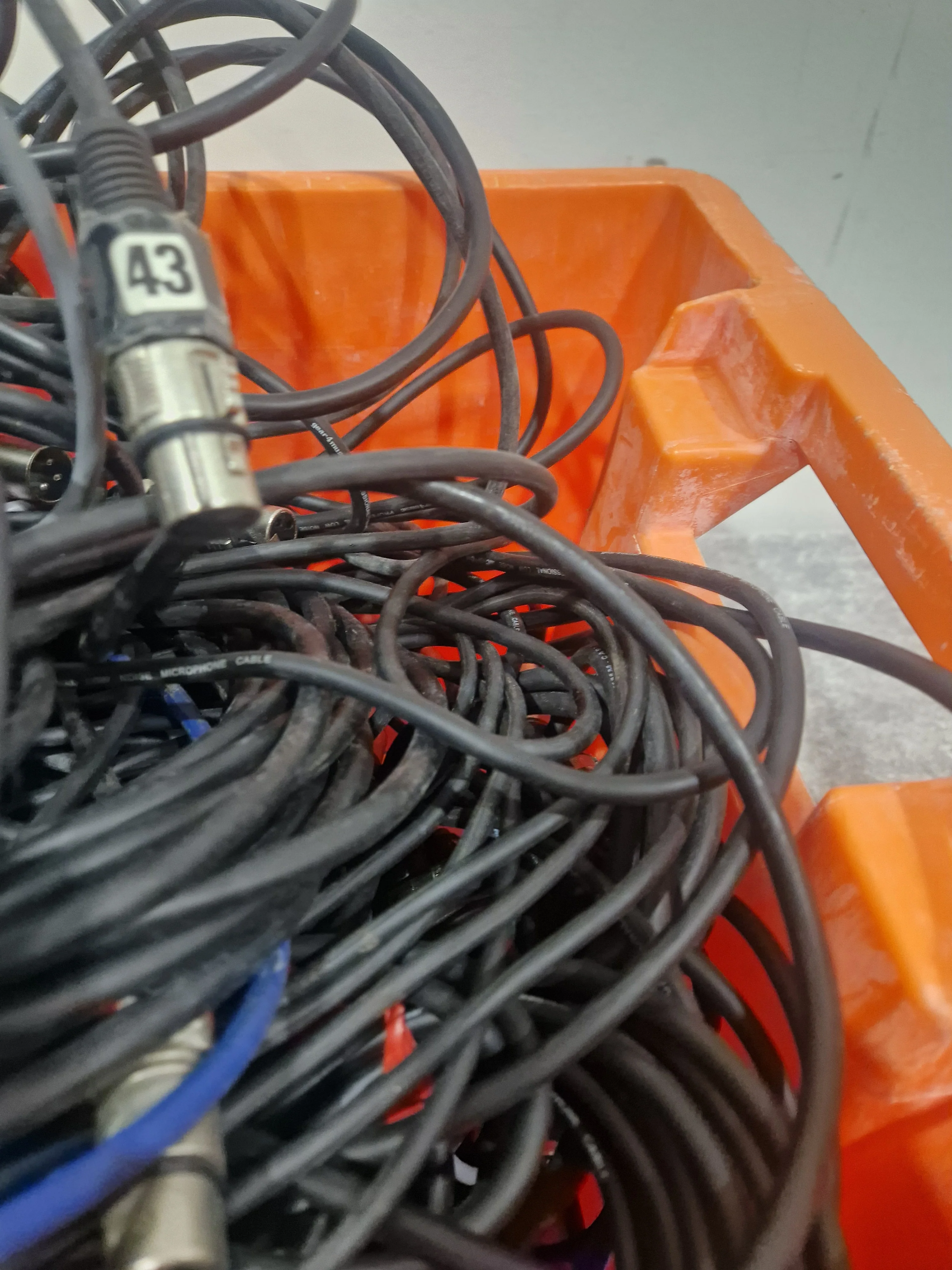JOB-LOT OF XLR Cables - Mixed Lengths & Colors - Good - Image 18