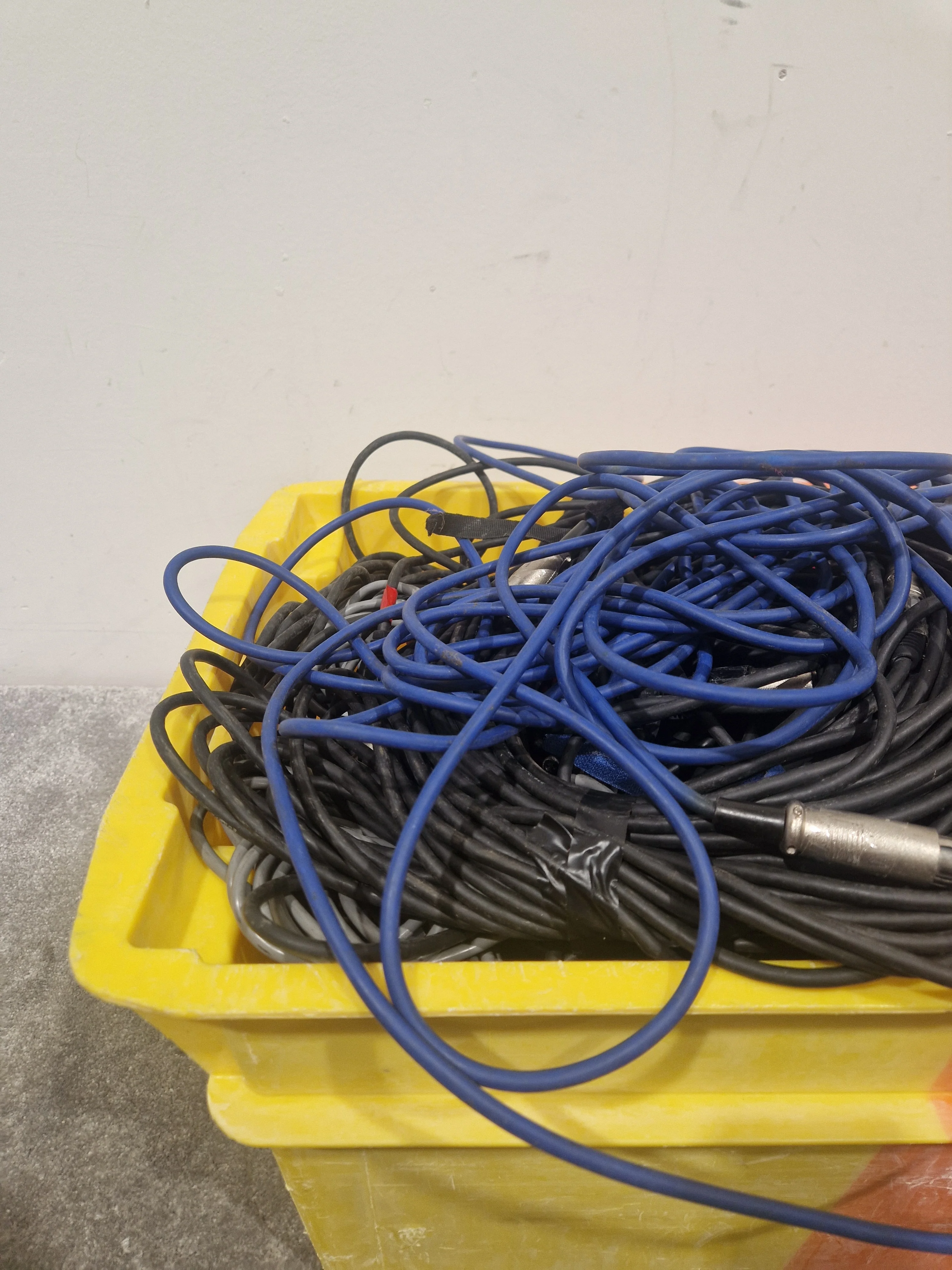 JOB-LOT OF XLR Cables - Mixed Lengths & Colors - Good - Image 3