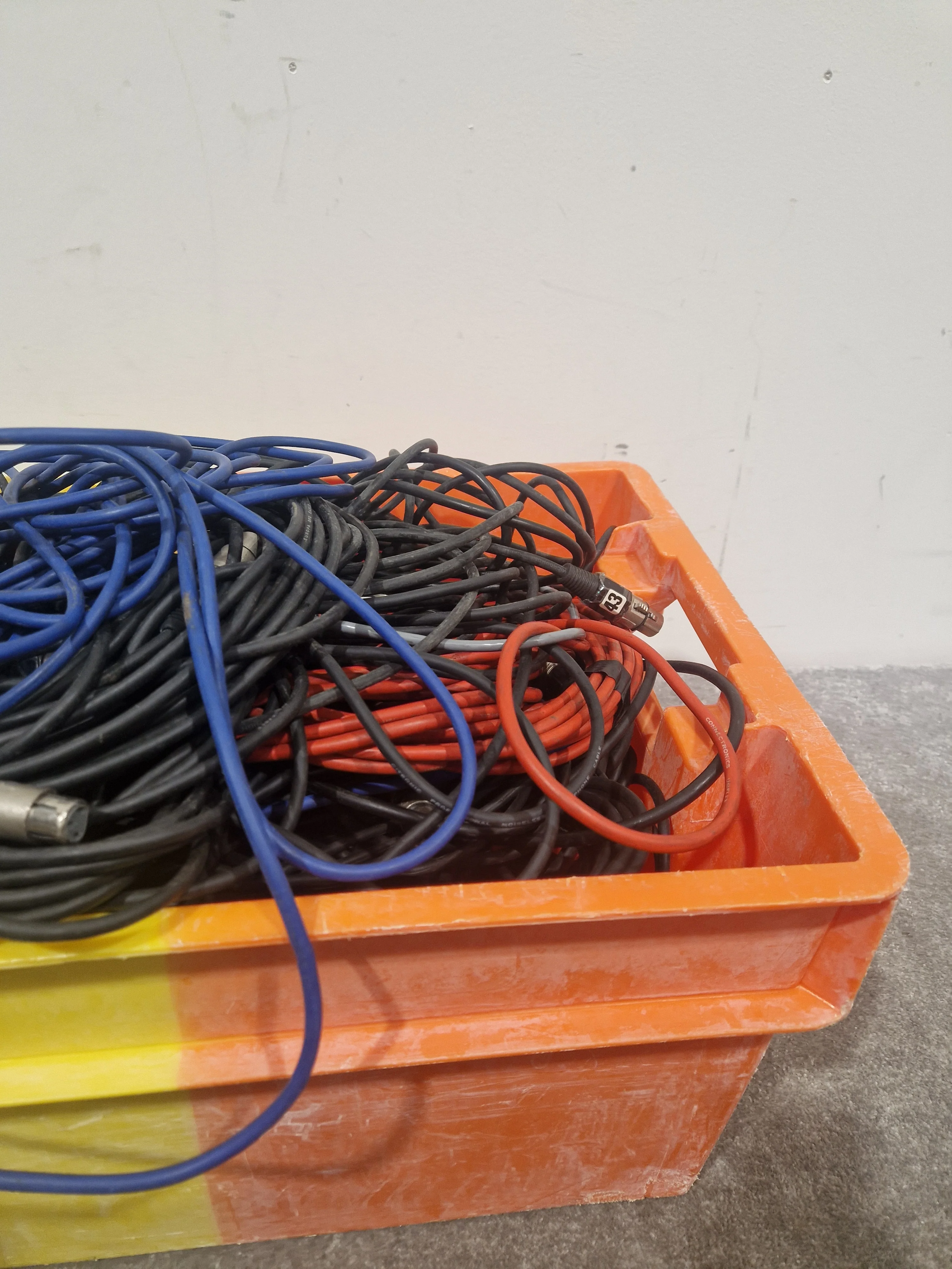 JOB-LOT OF XLR Cables - Mixed Lengths & Colors - Good - Image 6