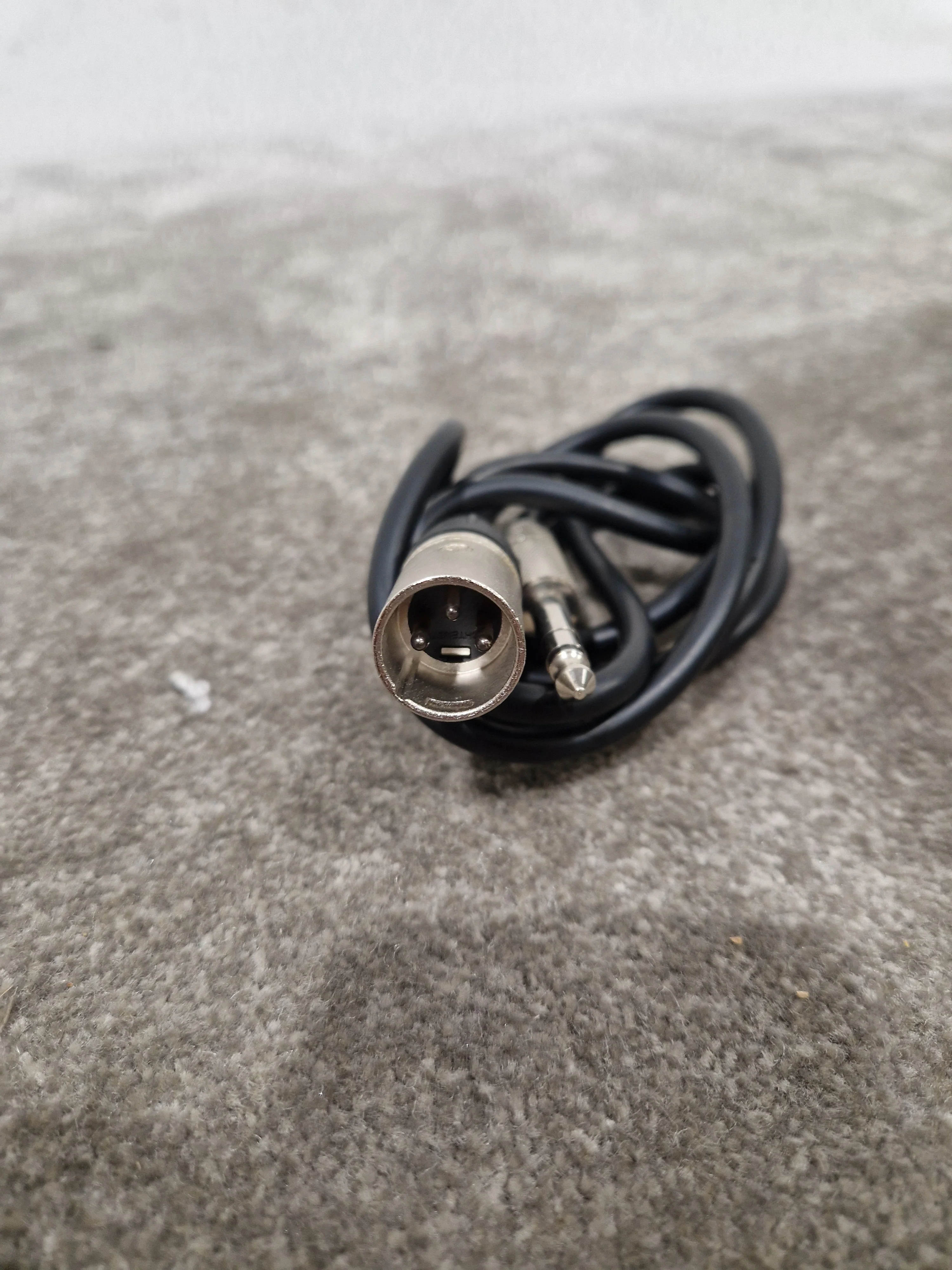 Set of 6 XLR to Jack Audio Cables - Mixed Stereo & Mono Leads - Good - Image 4