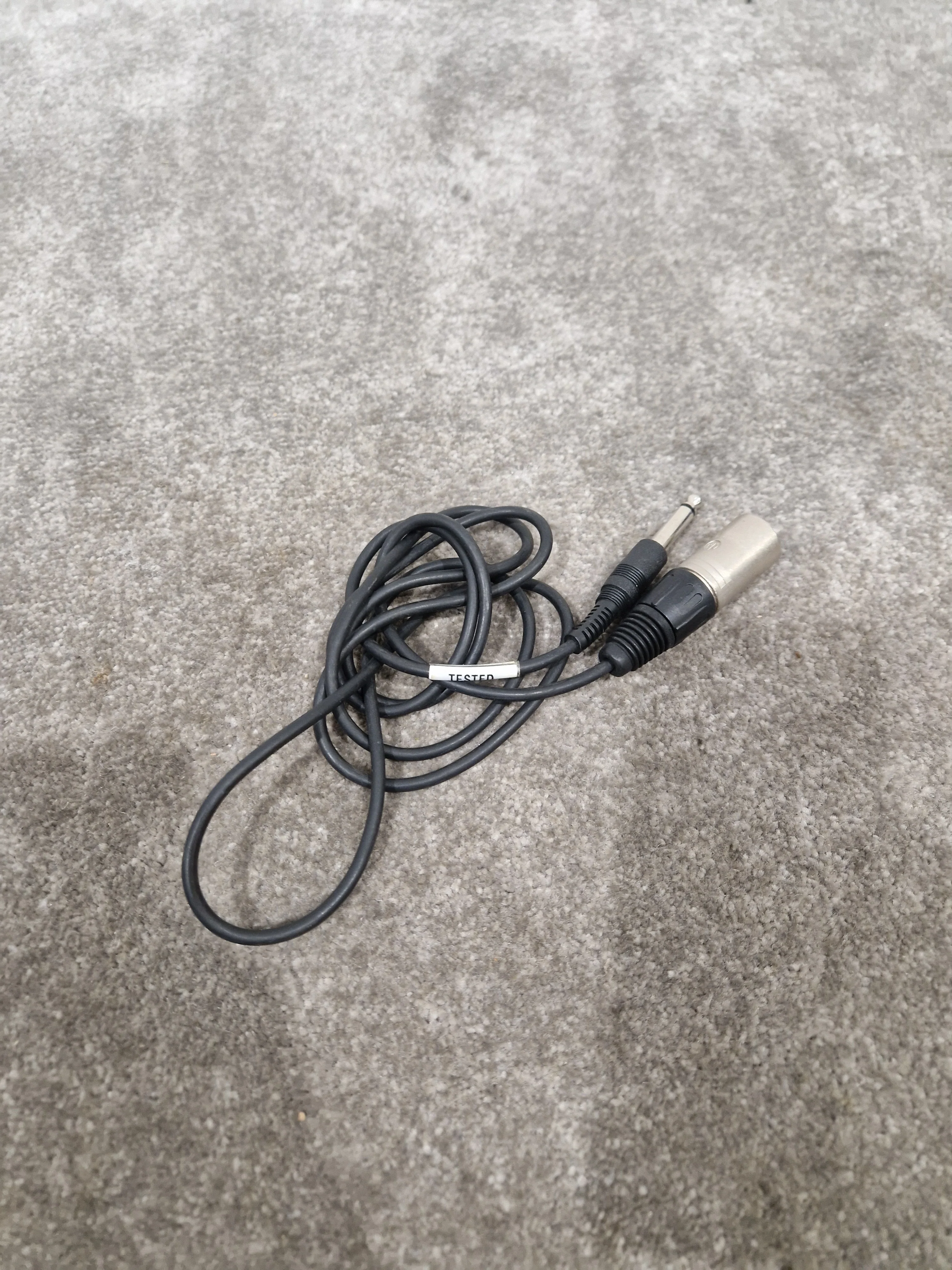 Set of 6 XLR to Jack Audio Cables - Mixed Stereo & Mono Leads - Good - Image 9