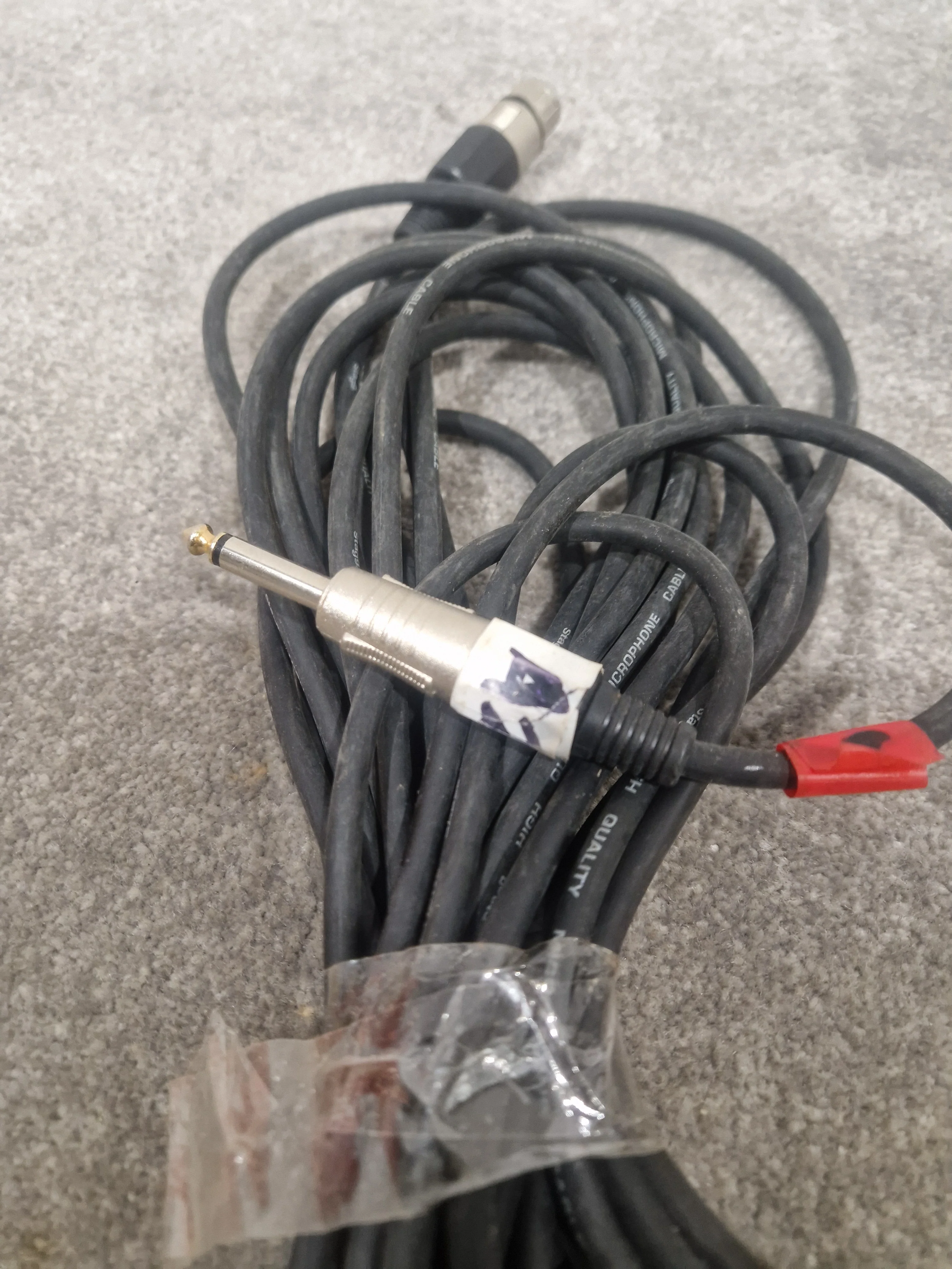 JOB-LOT OF XLR TO Jack Cable - 11X Cable - Mixed Lengths - Good - Image 10