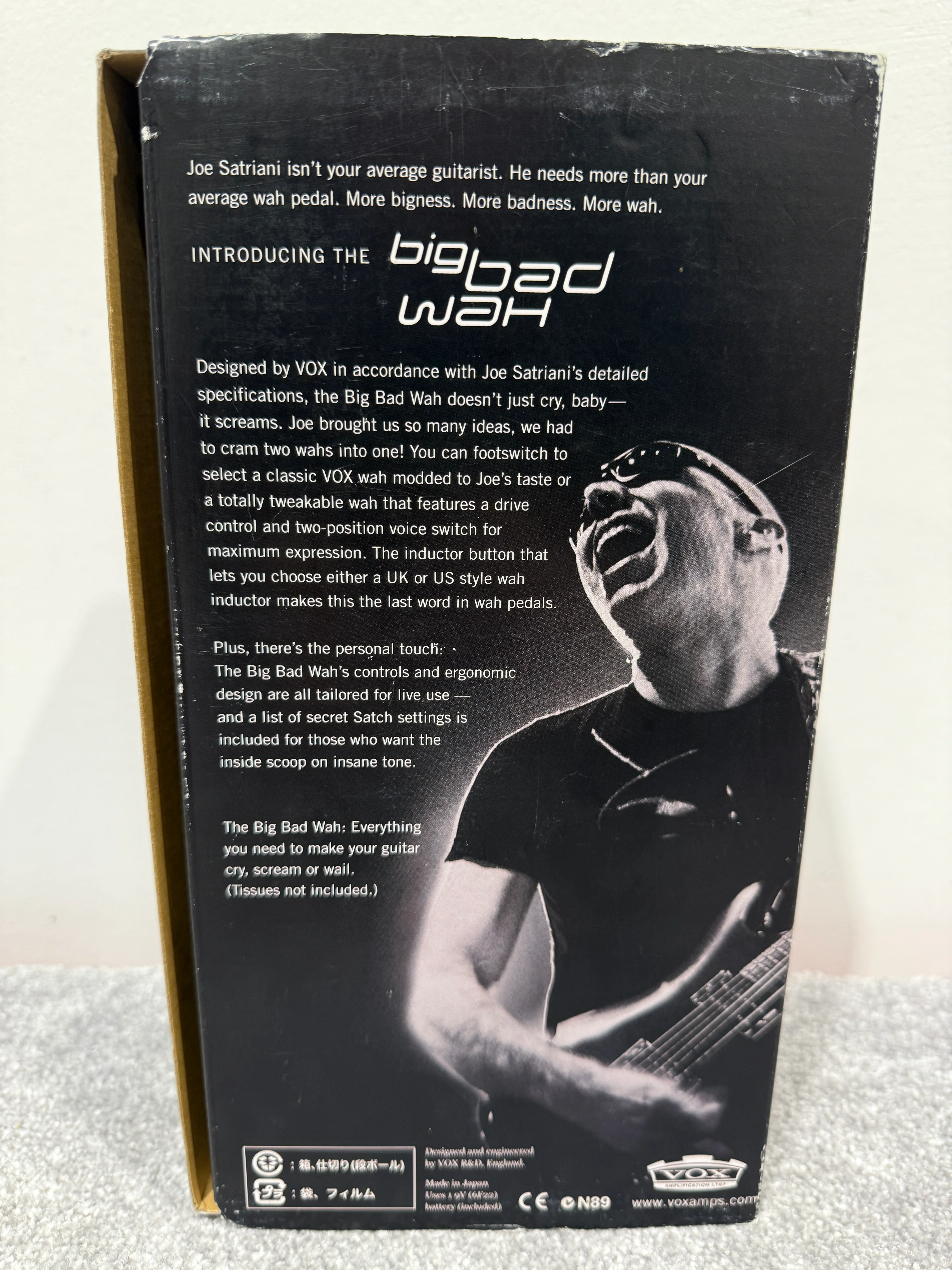 Joe Satriani & Vox - Big Bad Wah - Dual Wah Pedal in Original Box - Image 5