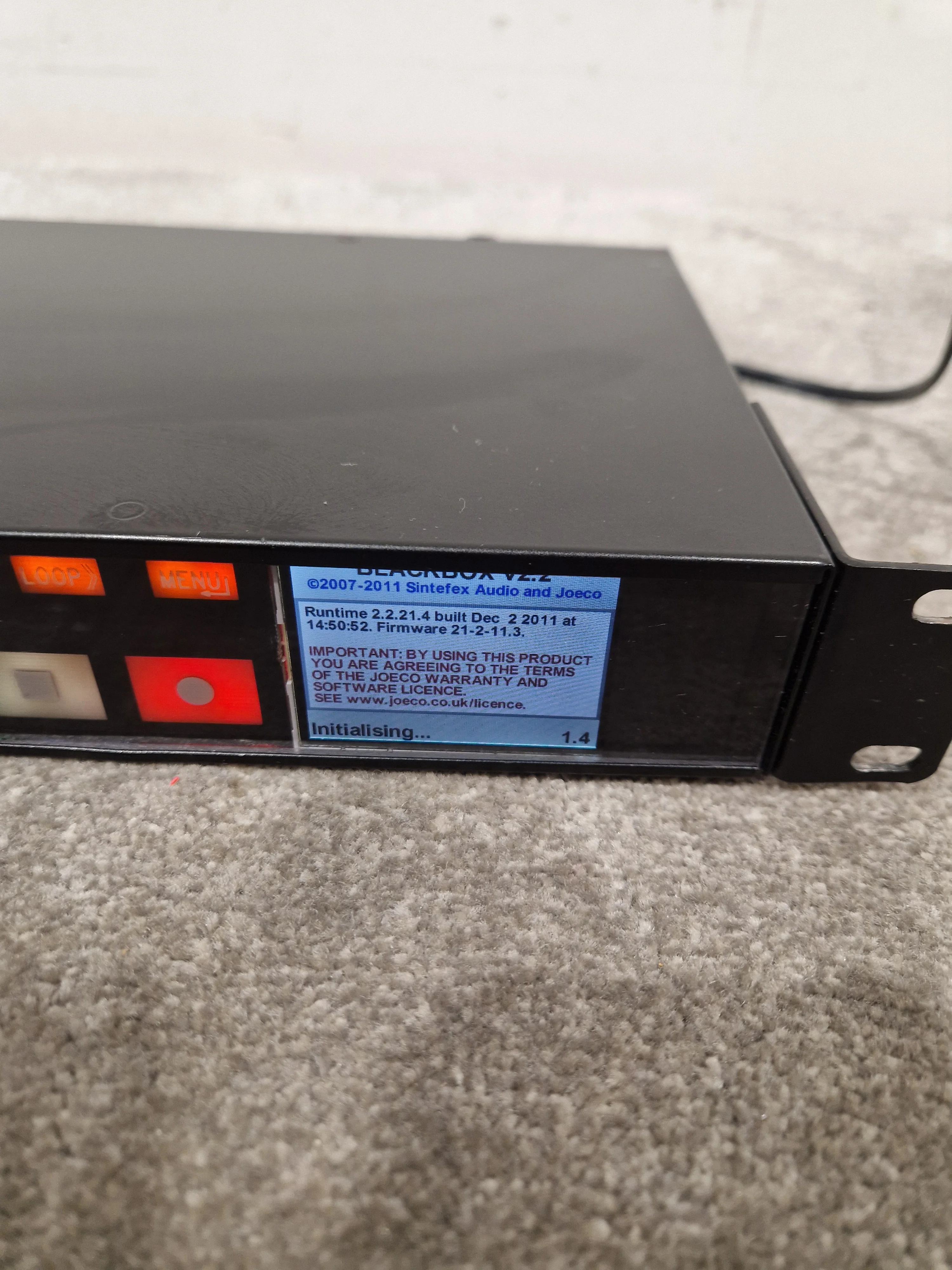 Joeco BBR1B - Black Box - Configured For Backing Track Playback – Audio Interface - Excellent w/ Manuals & Power Supply - Image 8