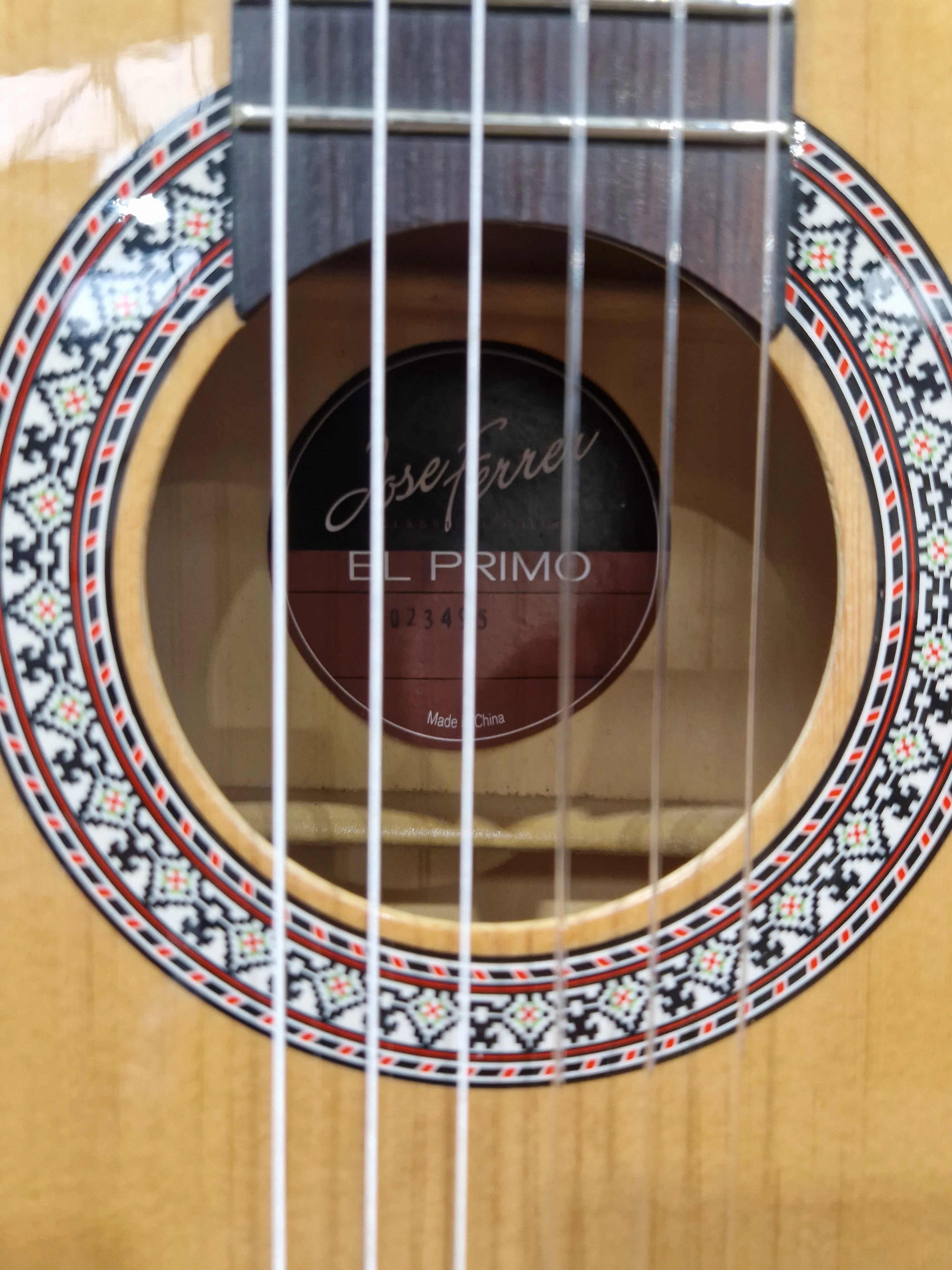 Jose Ferrer EL Primo Classical Guitar - Solid Cedar Top, Rosewood Back & Sides - Very Good - Image 5