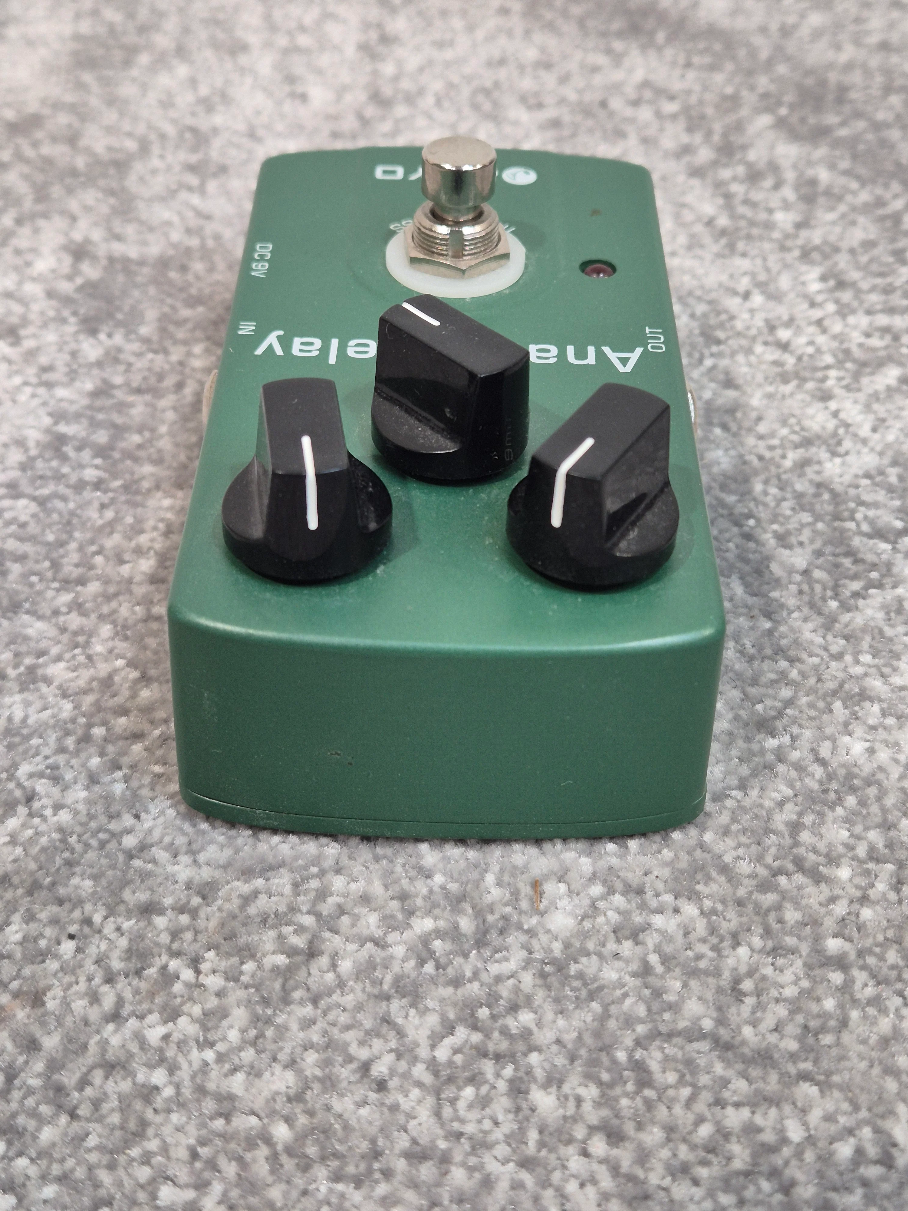 JOYO JF-33 Analog Delay - Guitar Effect Pedal - Green - Image 4