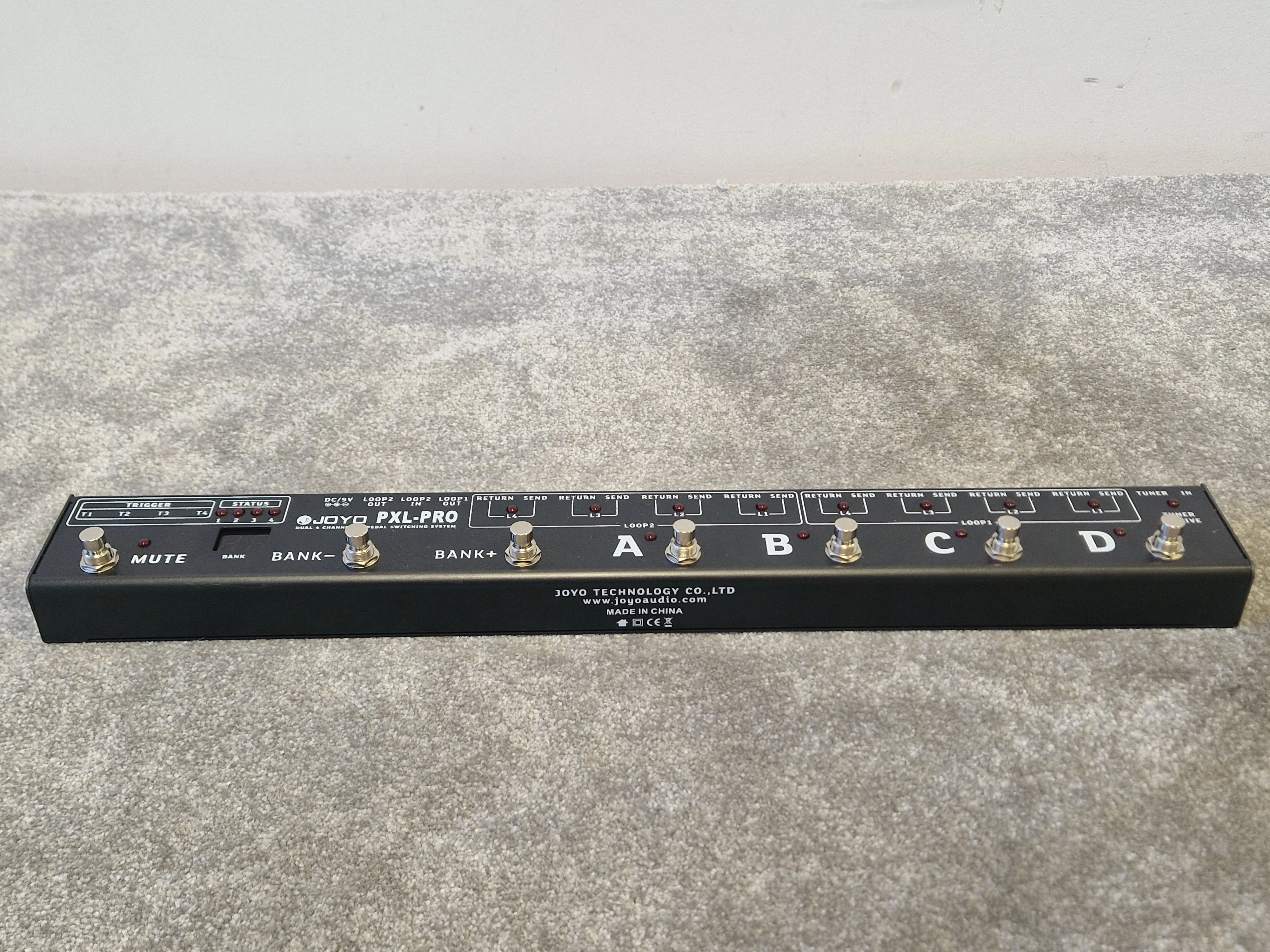 Joyo PXL8 Pro – 8 FX Loops & MIDI Programmable Switcher – Excellent - Image 6