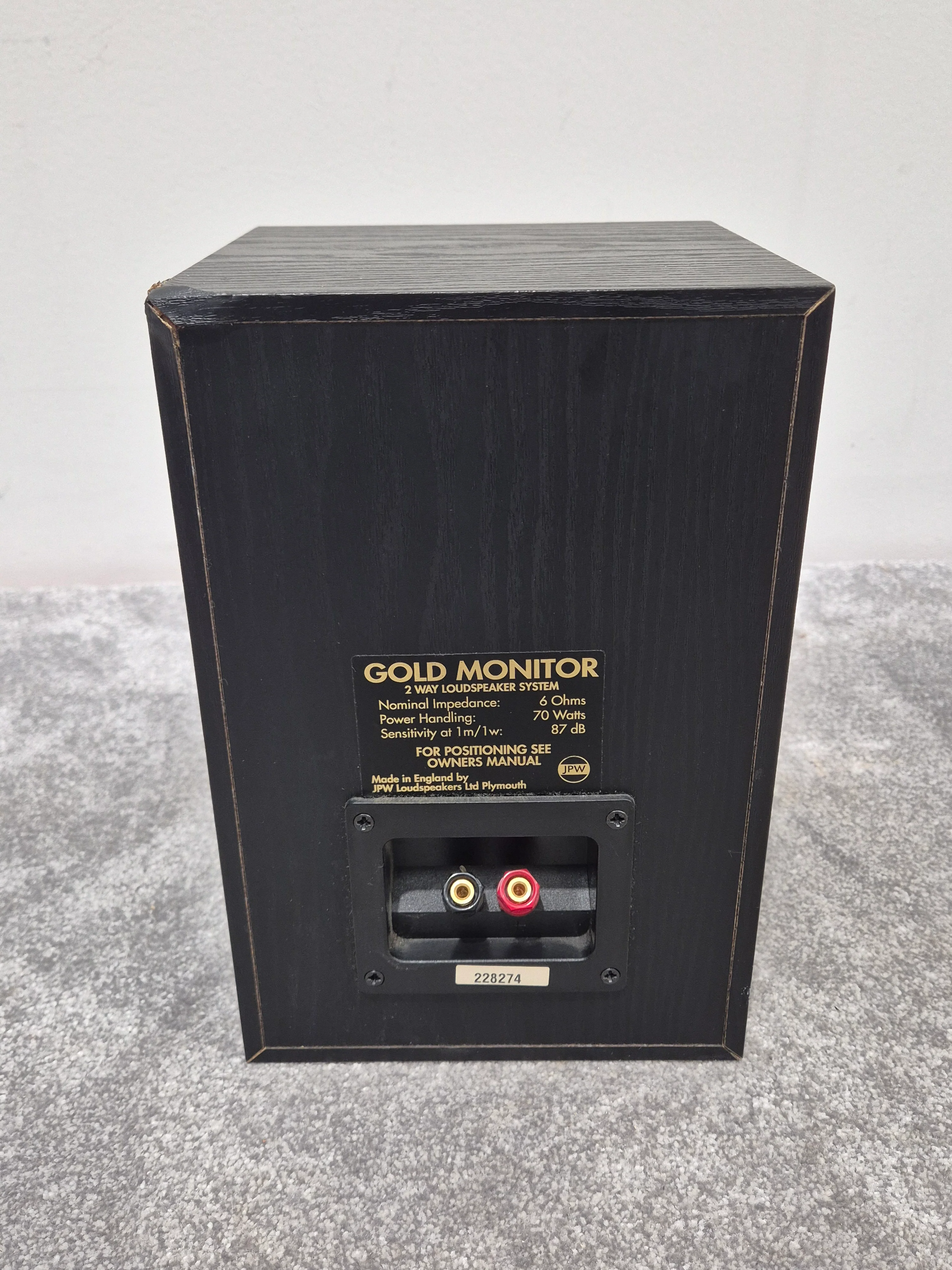 Jpw Gold Monitor - 70WATT Bookshelf Speakers X5 With 80WATT Jpw Subwoofer System - Audiophile Sound - Very Good - Image 16