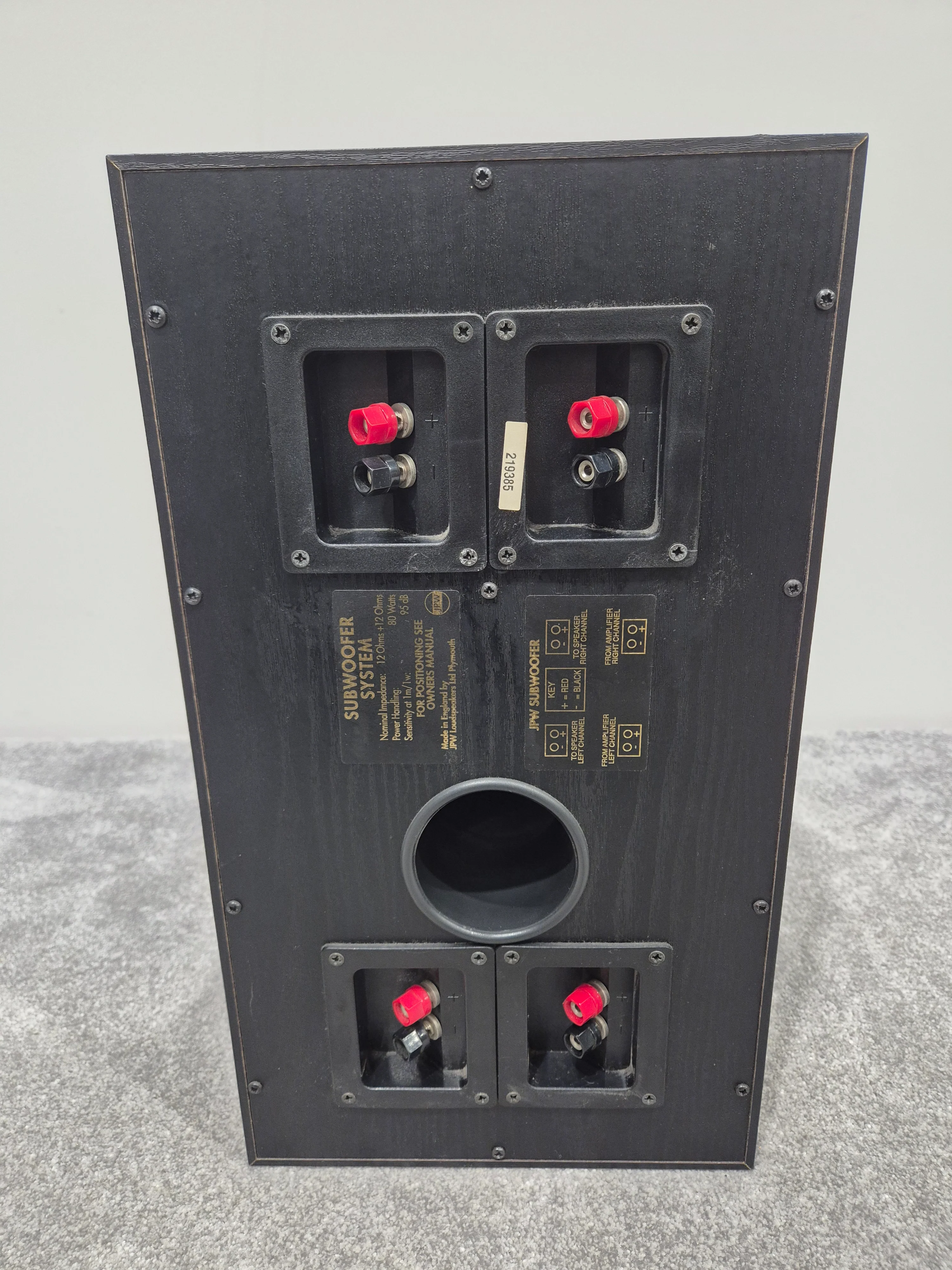 Jpw Gold Monitor - 70WATT Bookshelf Speakers X5 With 80WATT Jpw Subwoofer System - Audiophile Sound - Very Good - Image 25