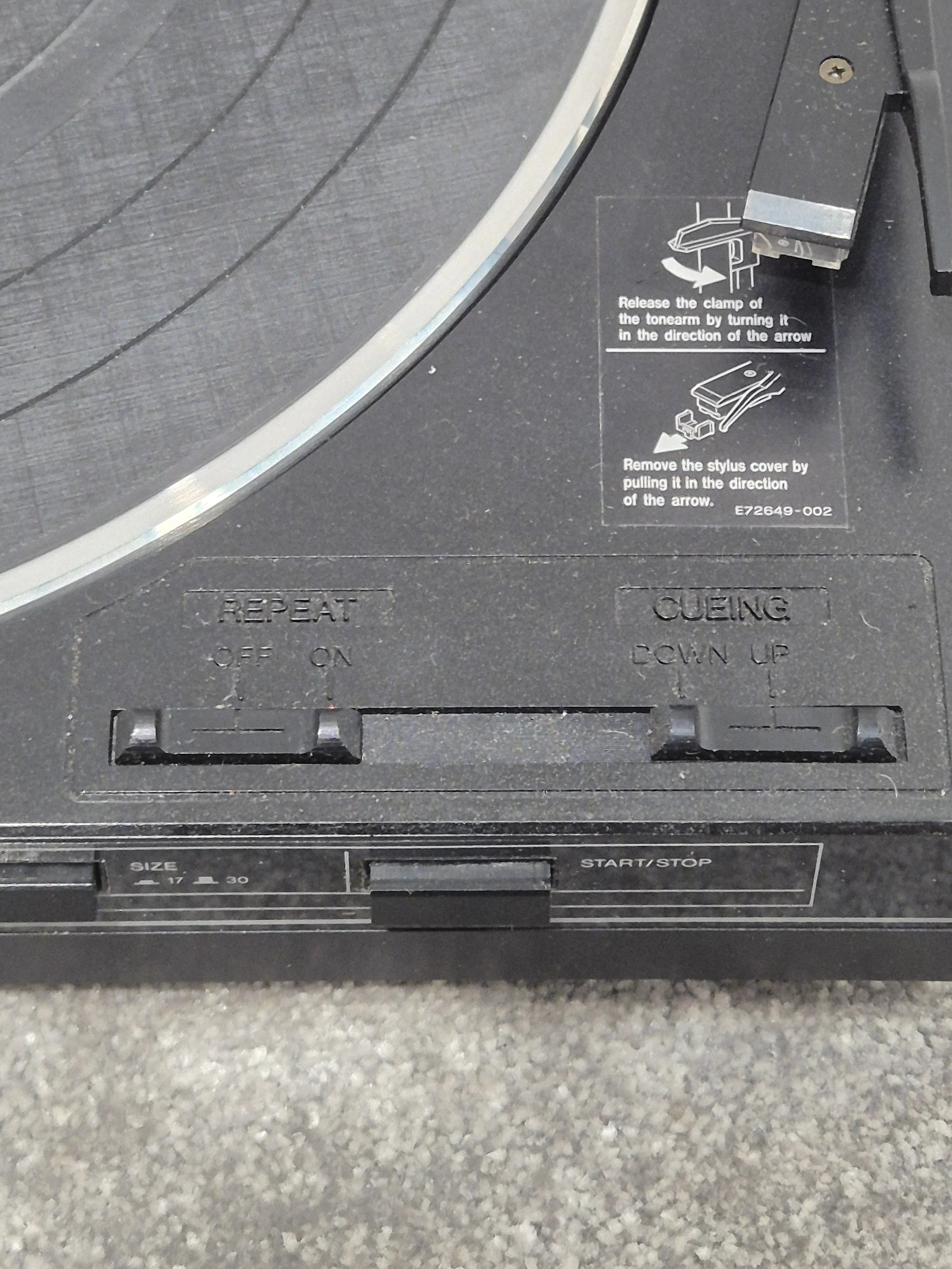 JVC AL-E33 - Fully Automatic Turntable (Spares or Repairs) - Image 3