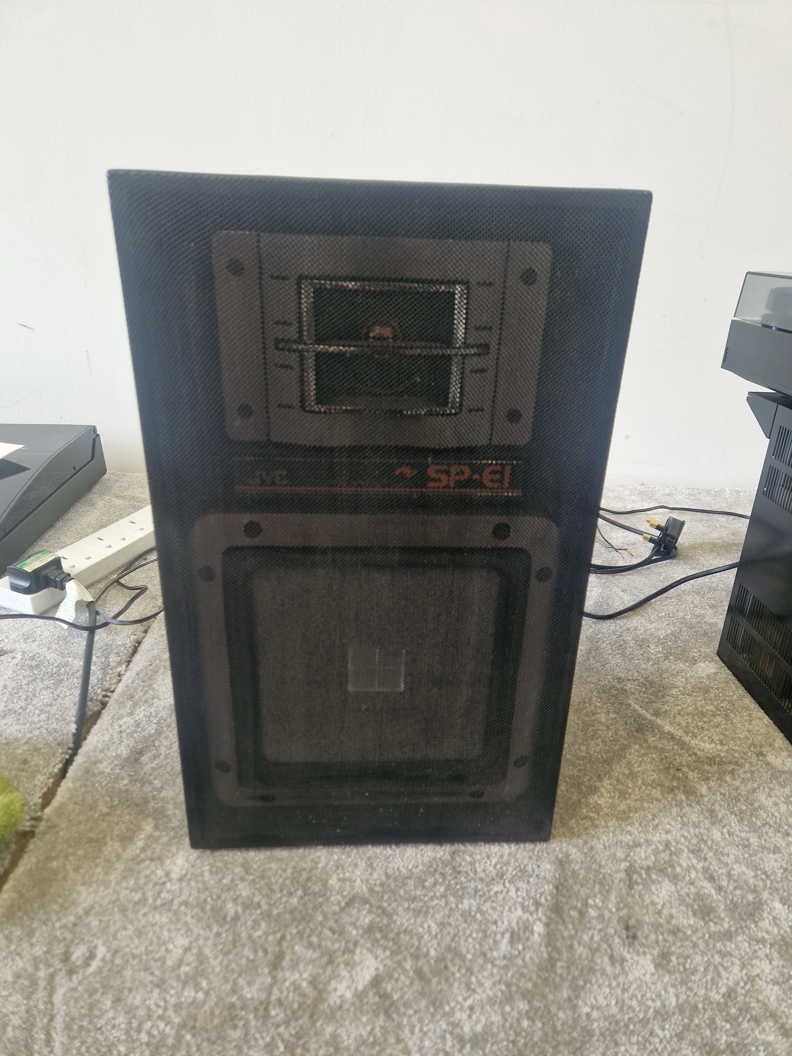 JVC Hi-Fi Amplifier, Double Cassette Deck, Turntable & SP-E1 Stereo Speakers – Vintage - Very Good - Image 10