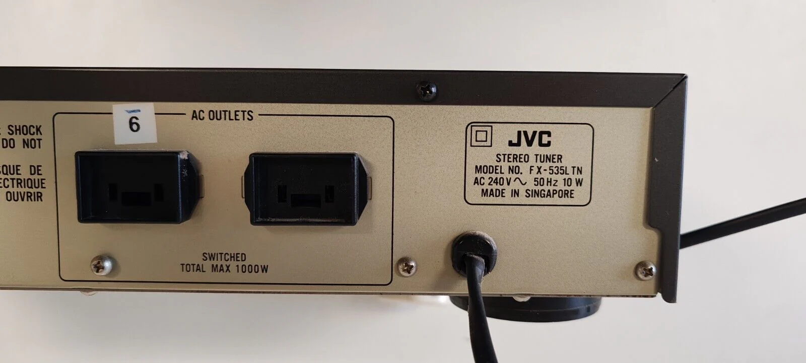 Vintage JVC FX-535L Tuner Separates 1970s - Dark Grey - Vintage - Image 9