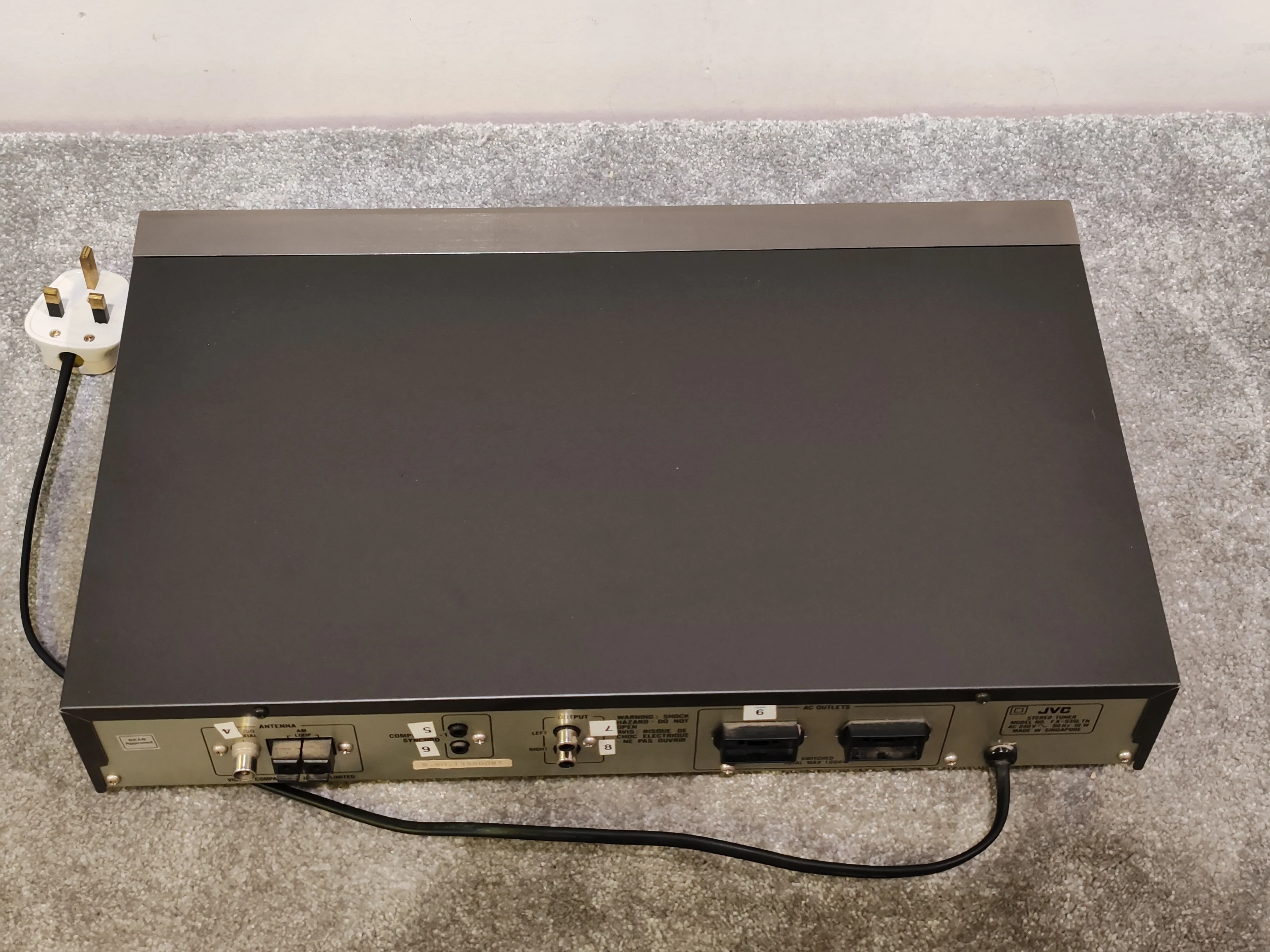 JVC FX-535L Vintage Tuner – w/ Manual & Antenna – Very Good - Image 6