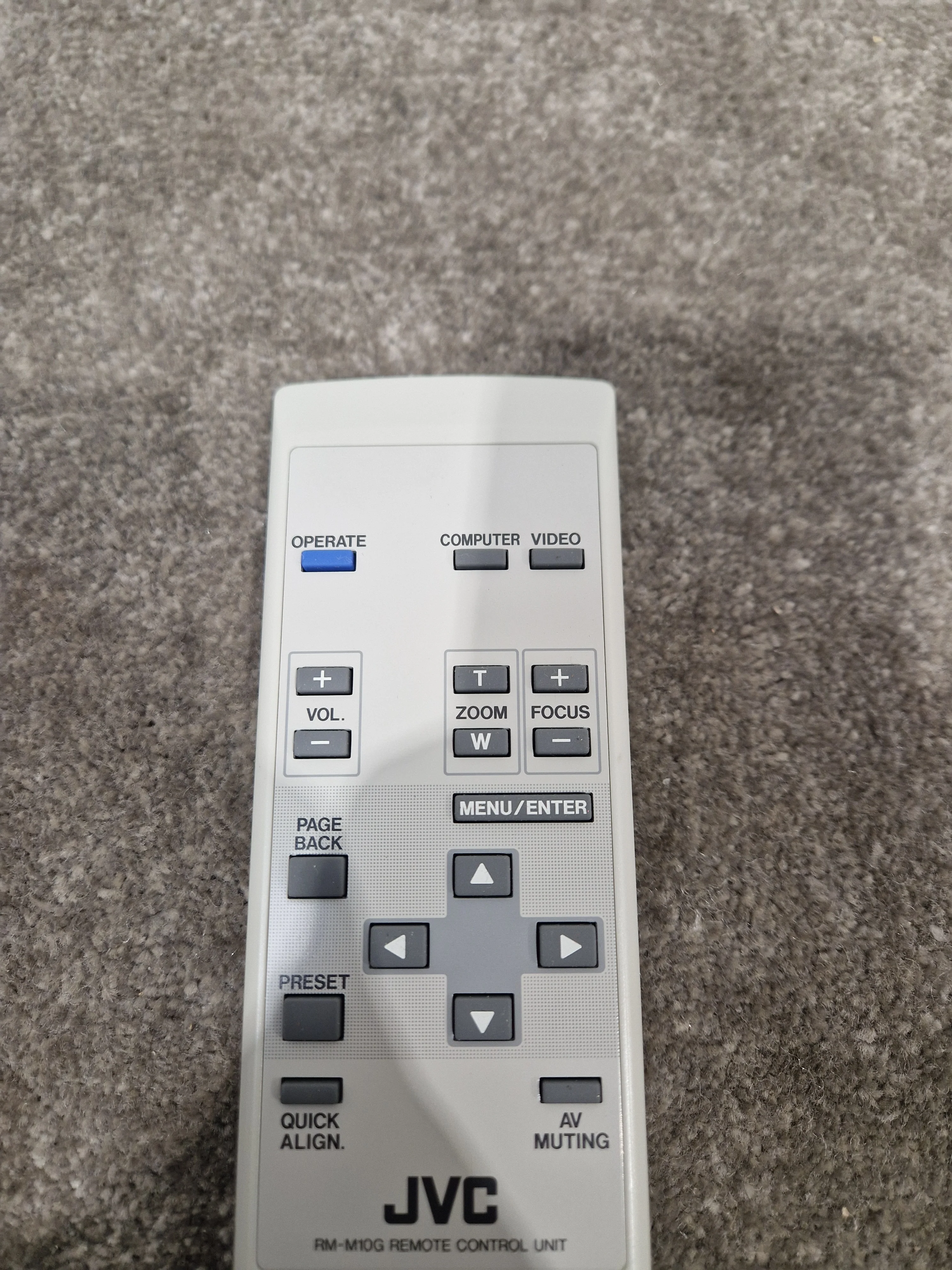 JVC RM-M10G Remote Control - Multi-Device Compatibility - Excellent - Image 2
