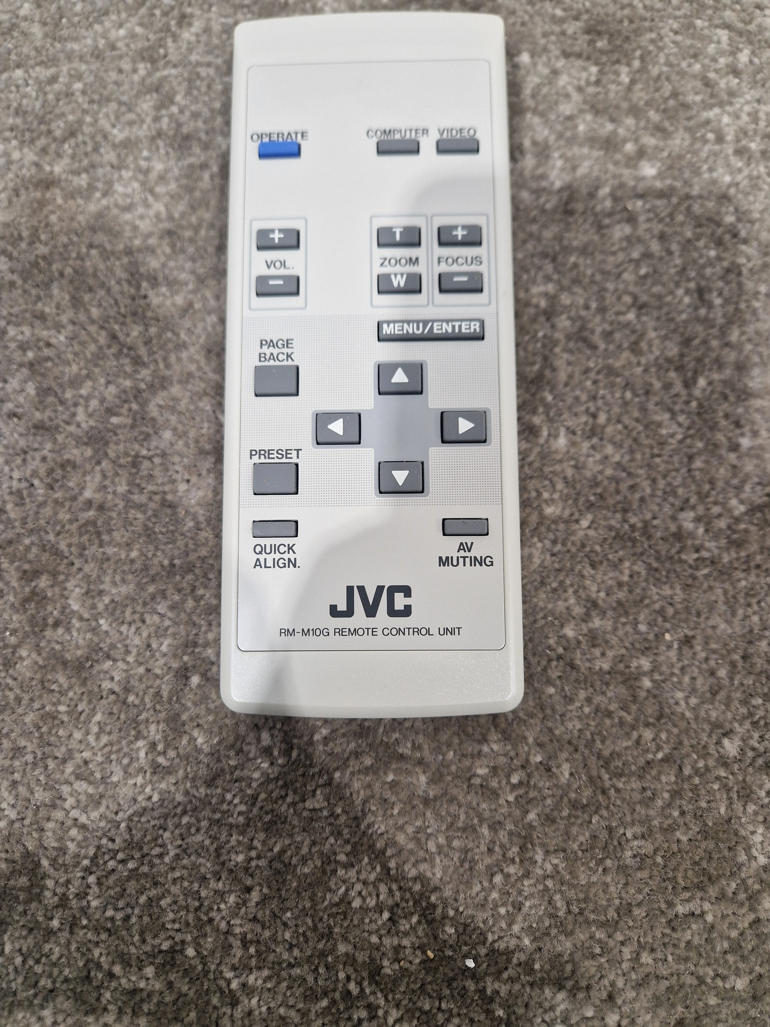 JVC RM-M10G Remote Control - Multi-Device Compatibility - Excellent - Image 3