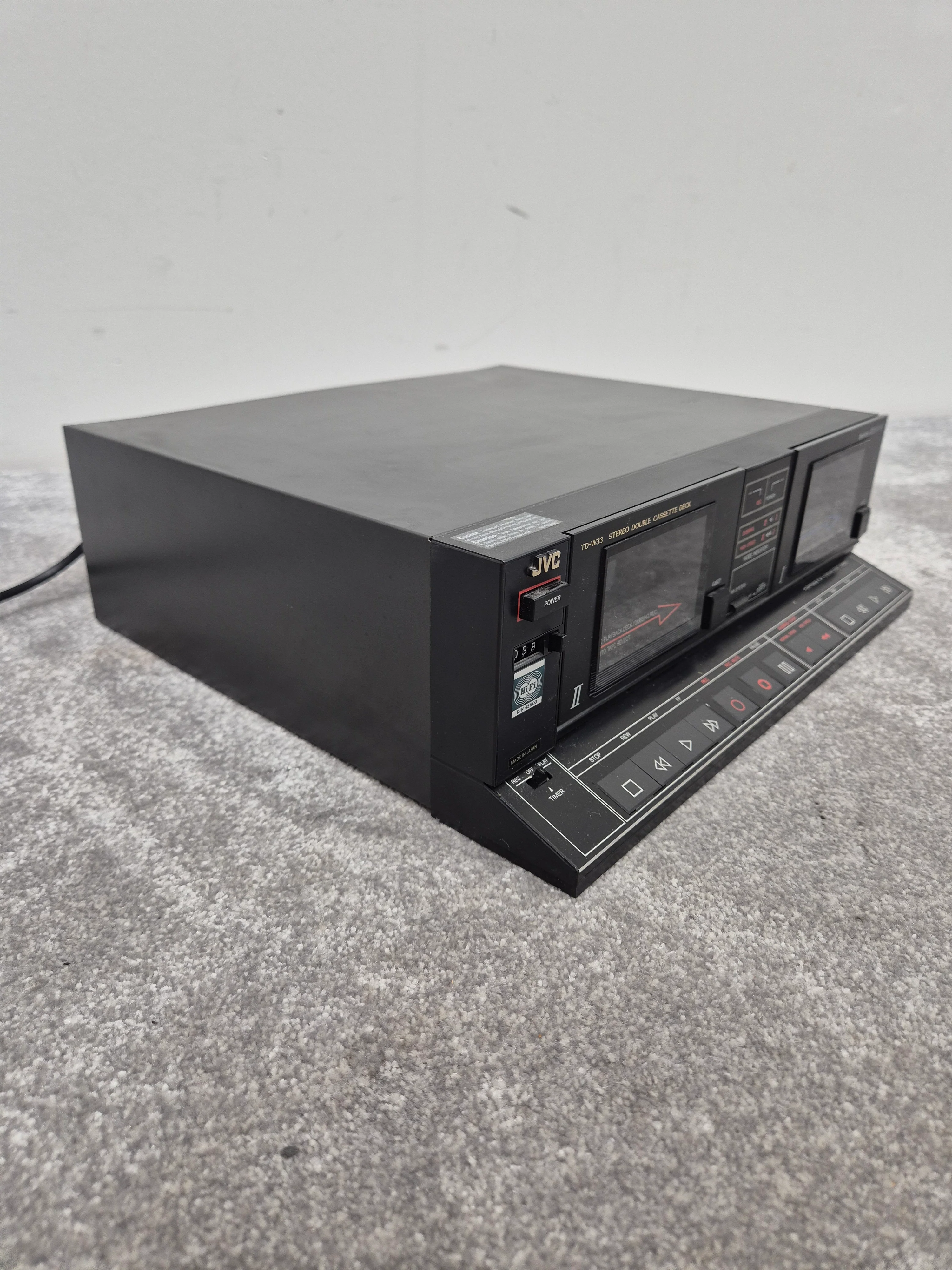 JVC TD-W33 - Double Cassette Deck - Very Good - Image 10