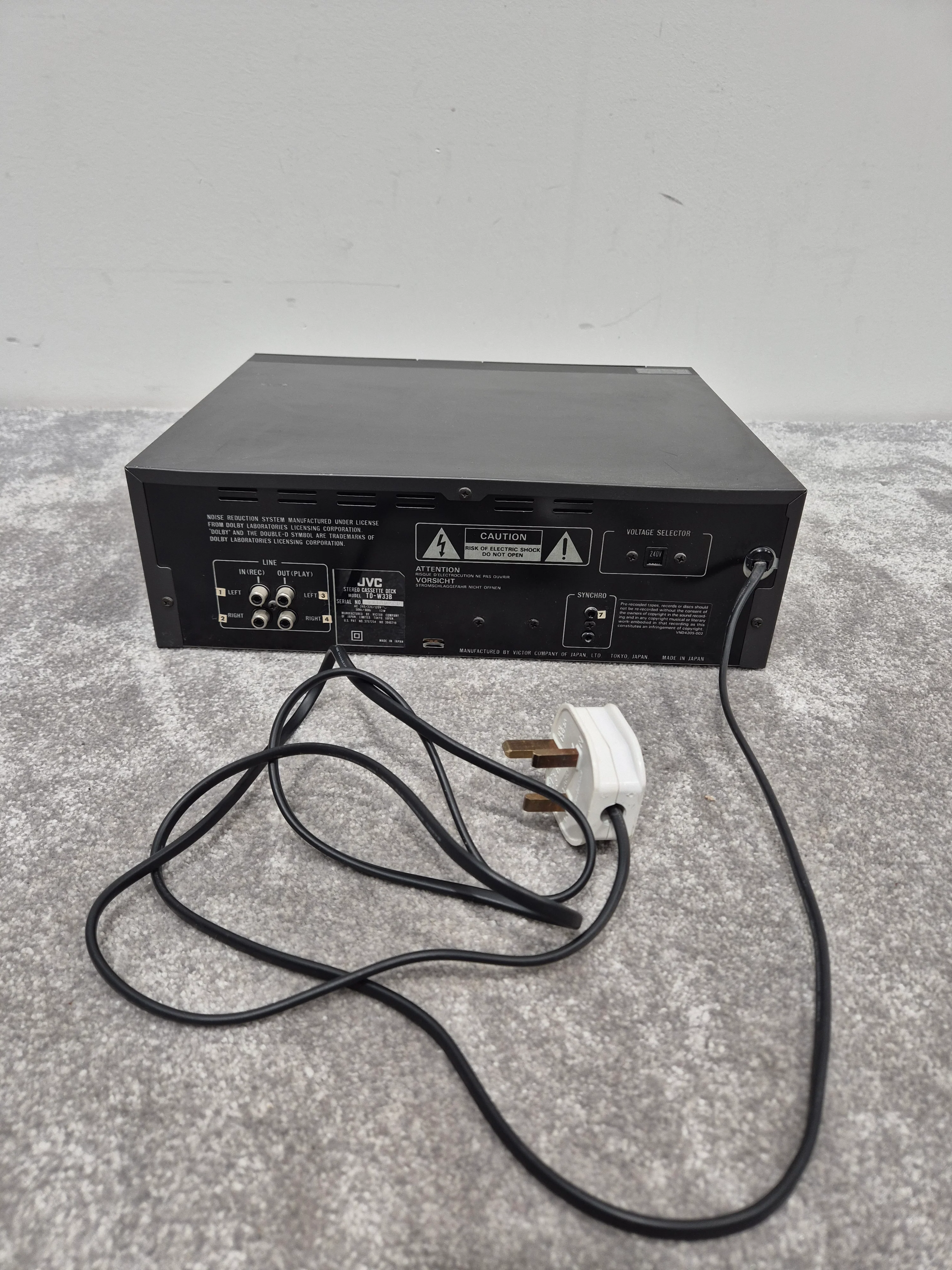 JVC TD-W33 - Double Cassette Deck - Very Good - Image 6