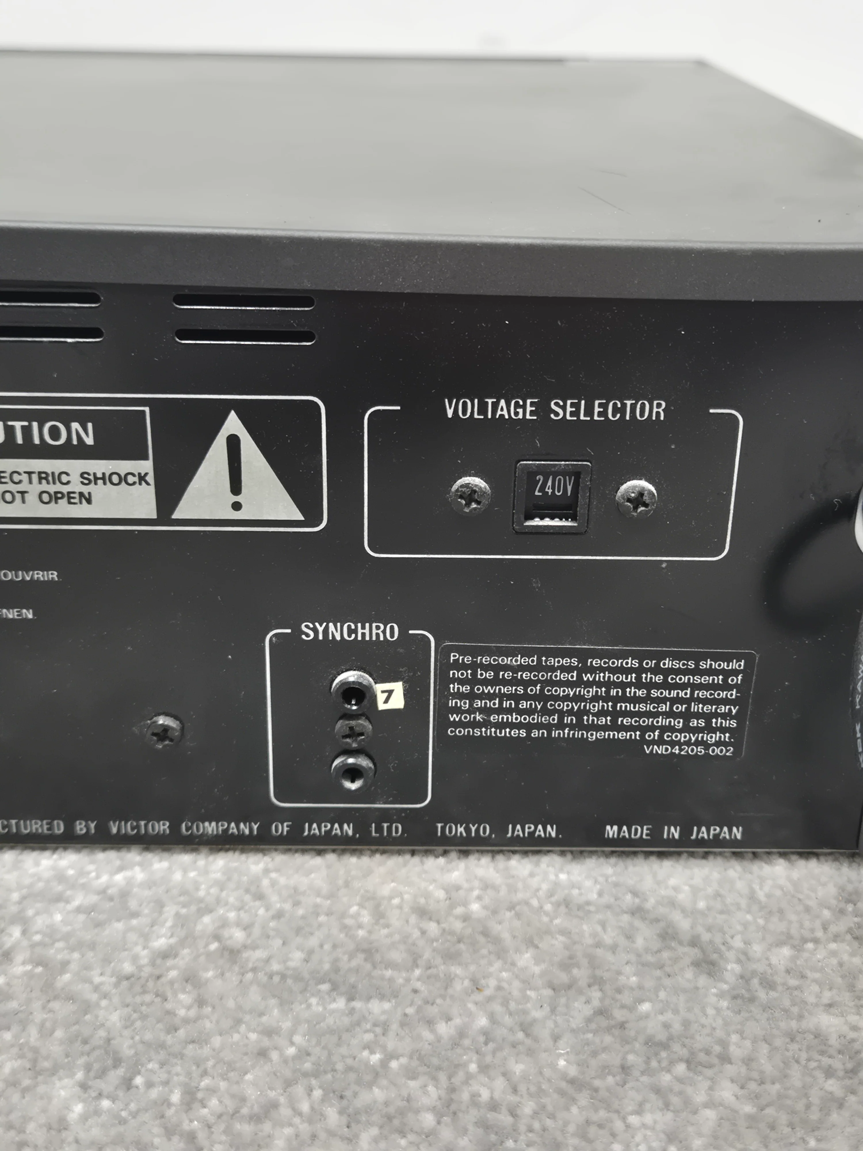 JVC TD-W33 - Double Cassette Deck - Very Good - Image 8