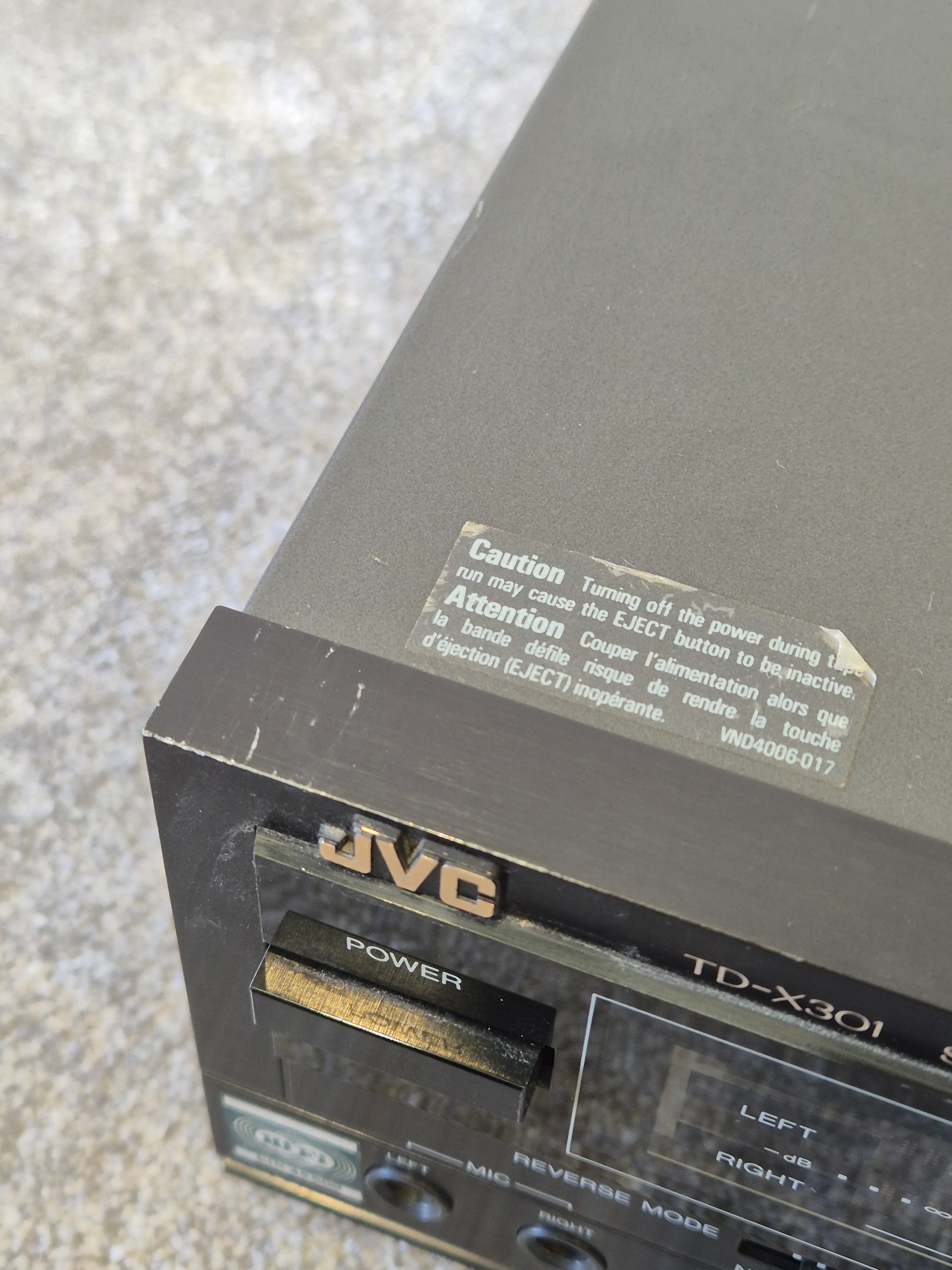 JVC TD-X301 - Stereo Cassette Deck - Image 12
