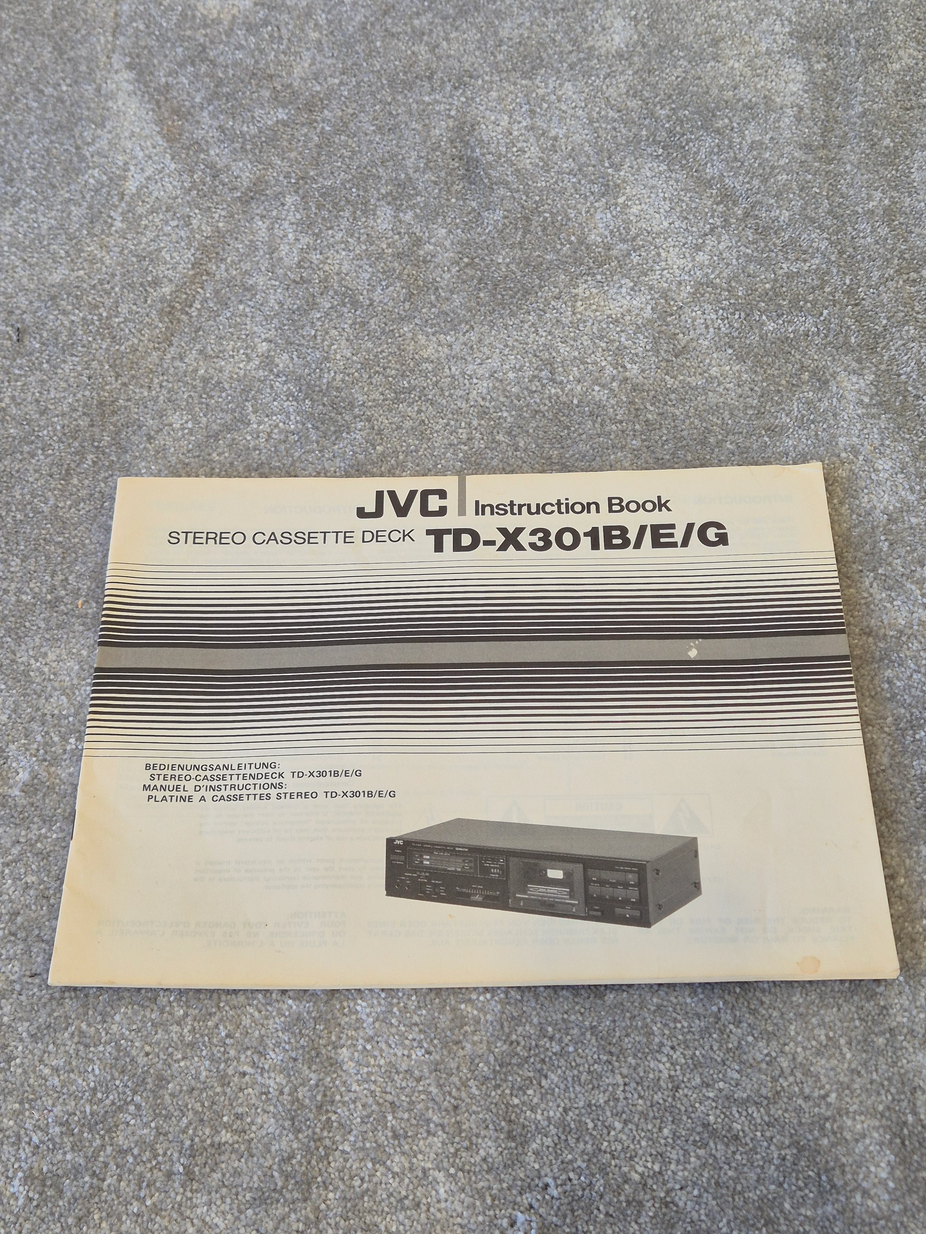 JVC TD-X301 - Stereo Cassette Deck - Image 15