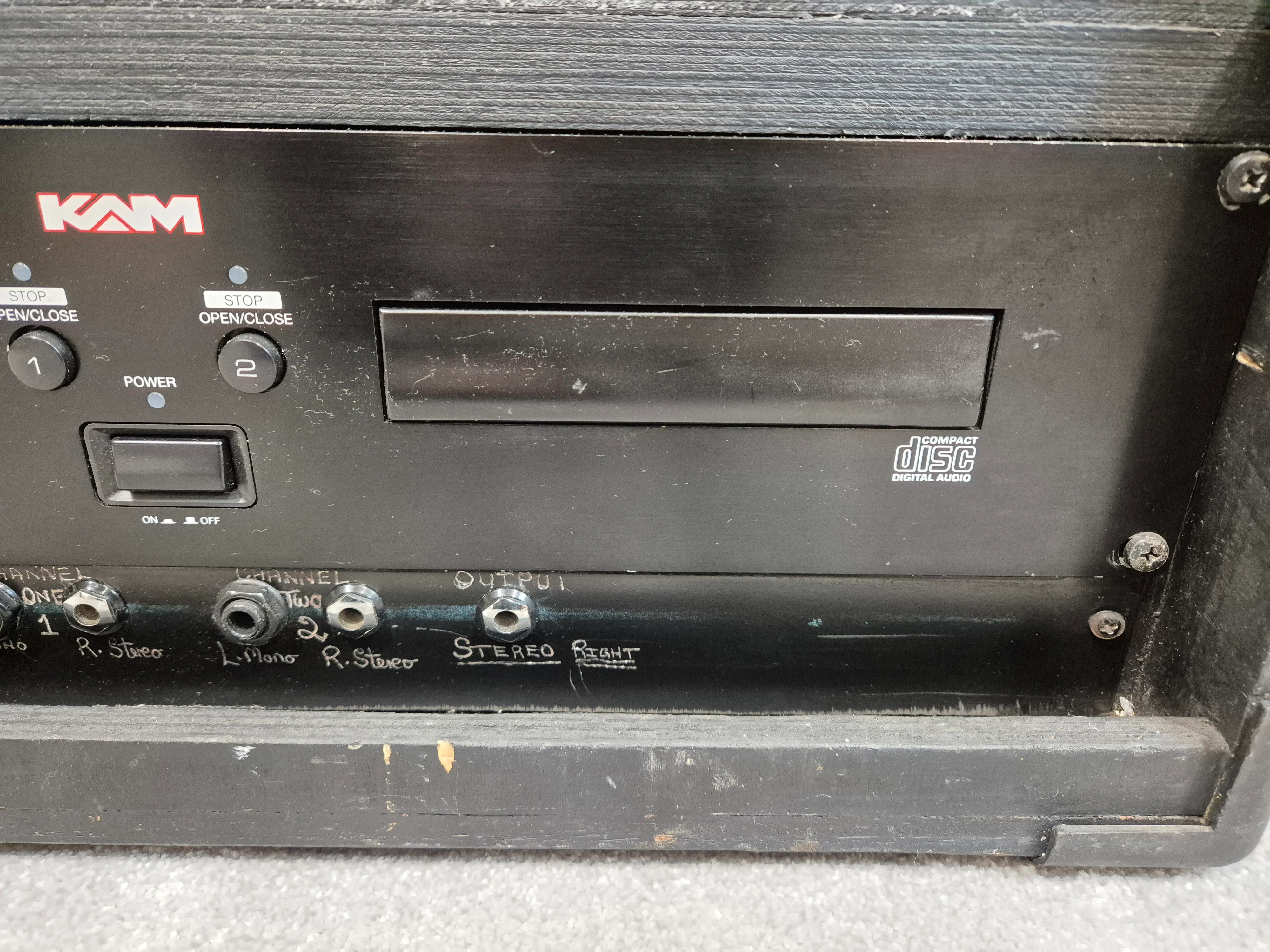 KAM KCD 950 DJ Player - Dual CD Player w/ Wooden Case - Image 6