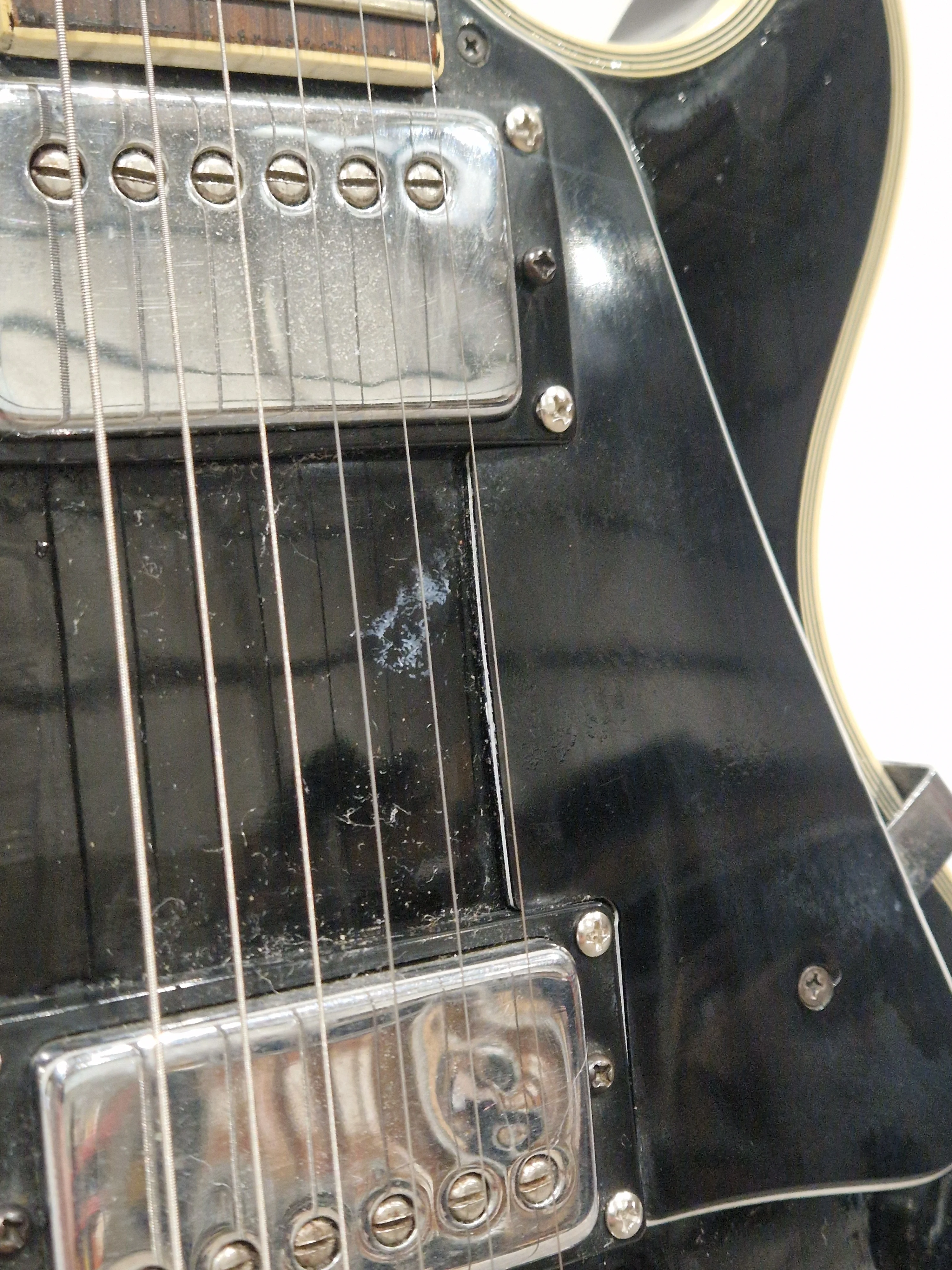 Kay Black Les Paul Style Electric Guitar - Solid Body - Good - Image 14