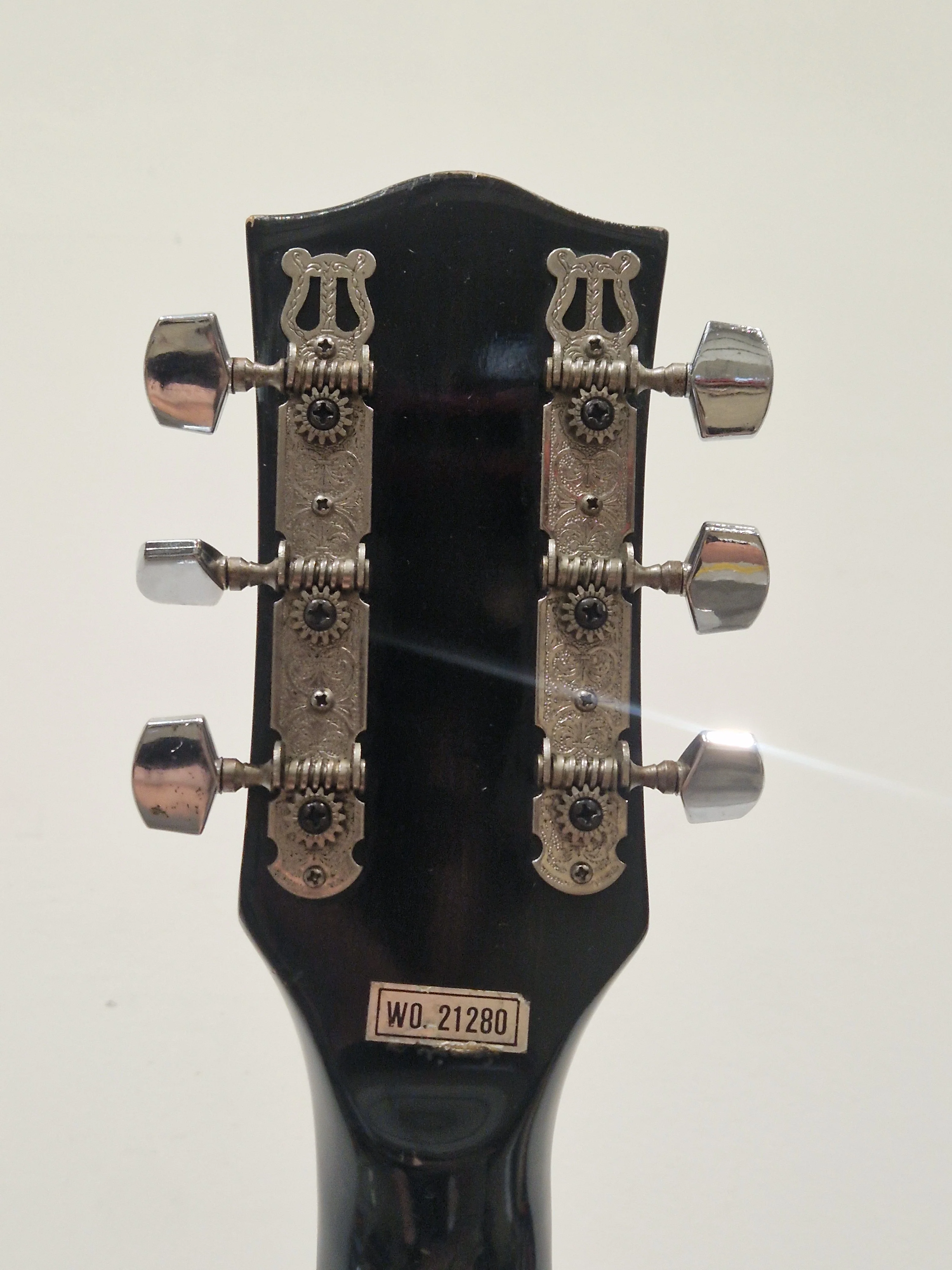 Kay Black Les Paul Style Electric Guitar - Solid Body - Good - Image 3