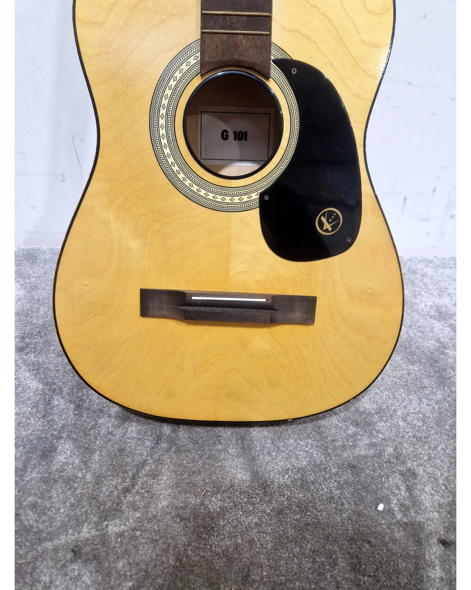 Kay G101 Project Guitar - Natural – Acoustic Guitar - Spares or Repair - Image 18