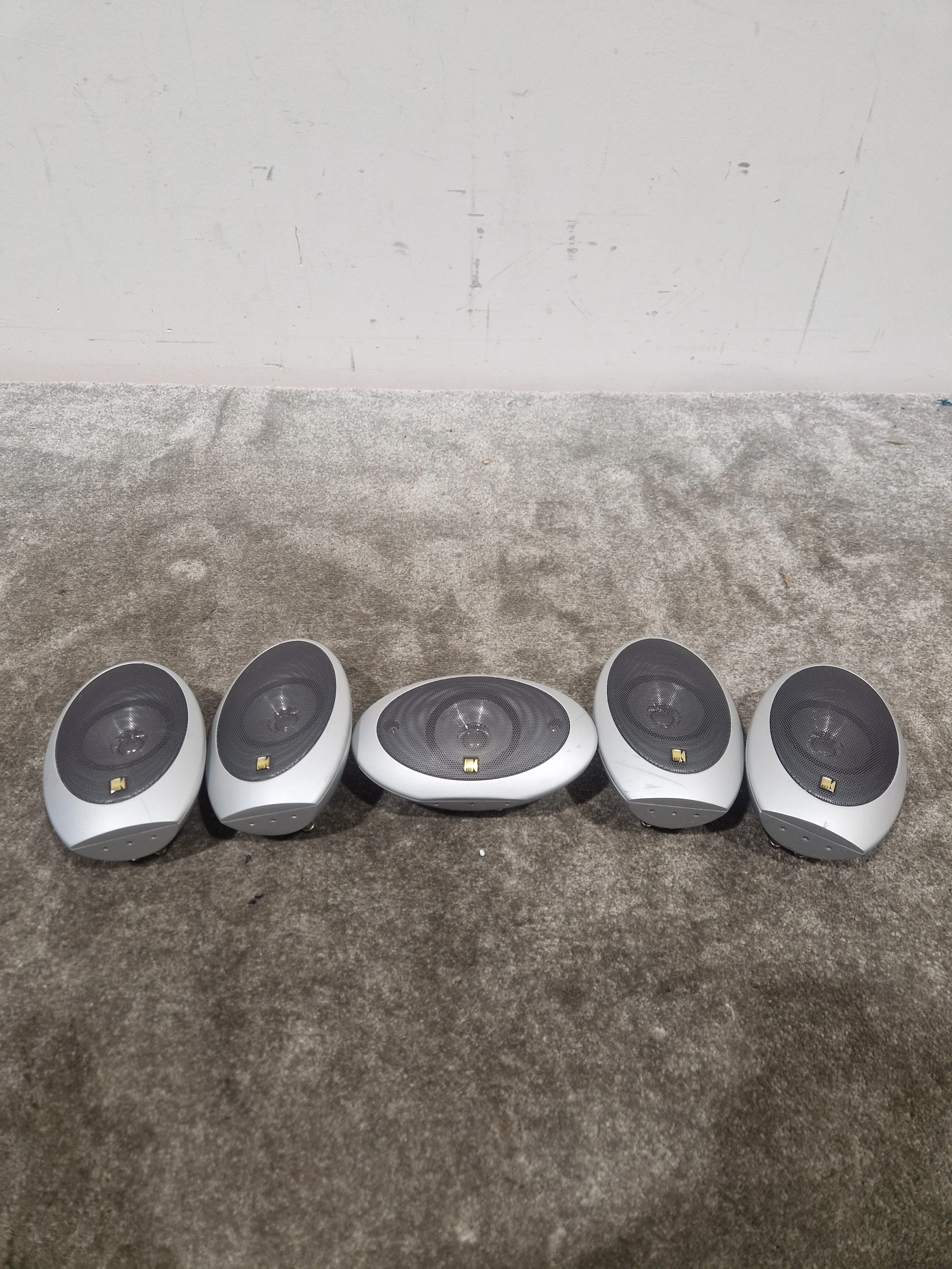 KEF 5.1 Channel Speakers - Silver – Speaker System - Good - Image 2