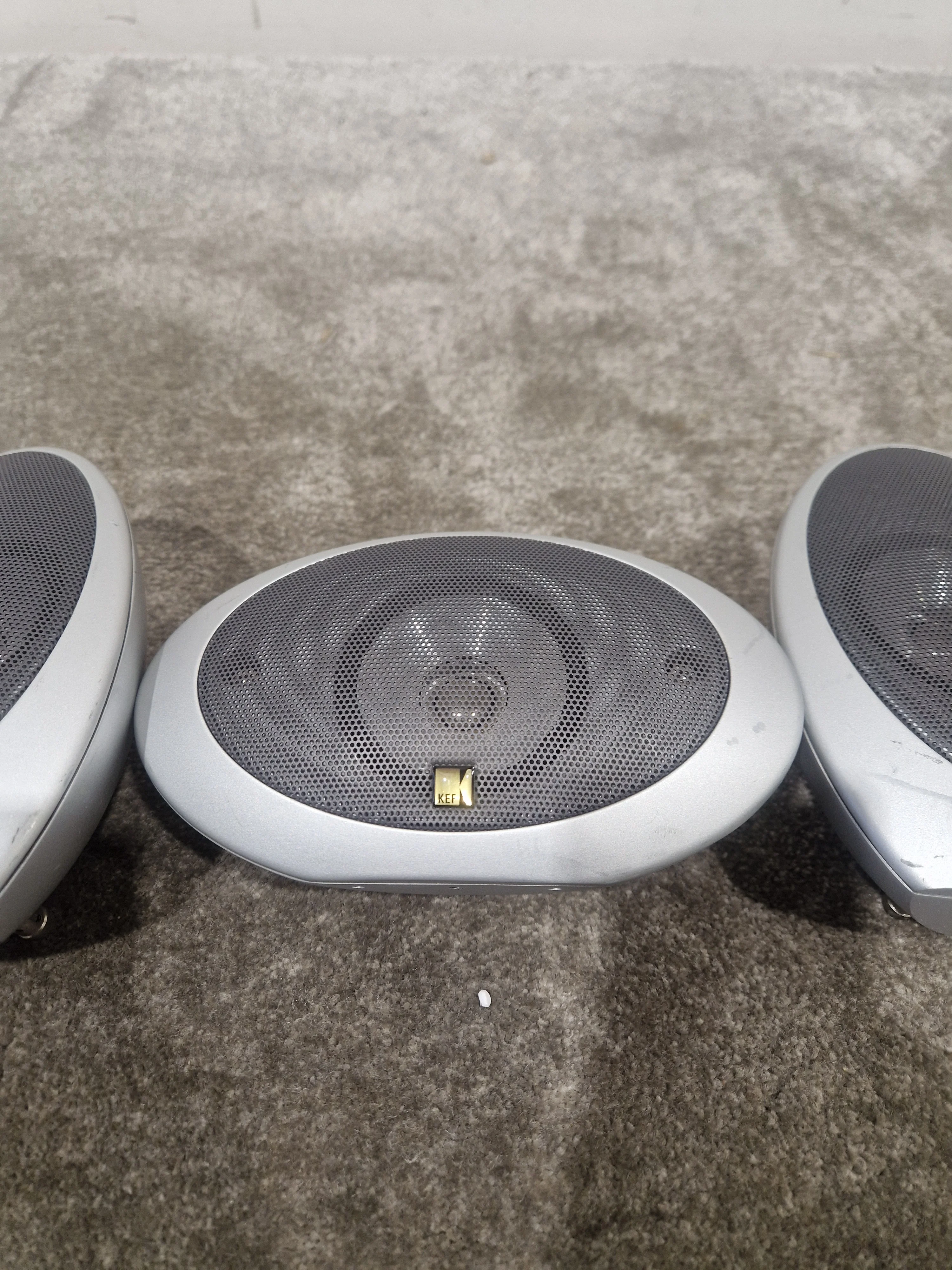 KEF 5.1 Channel Speakers - Silver – Speaker System - Good - Image 4