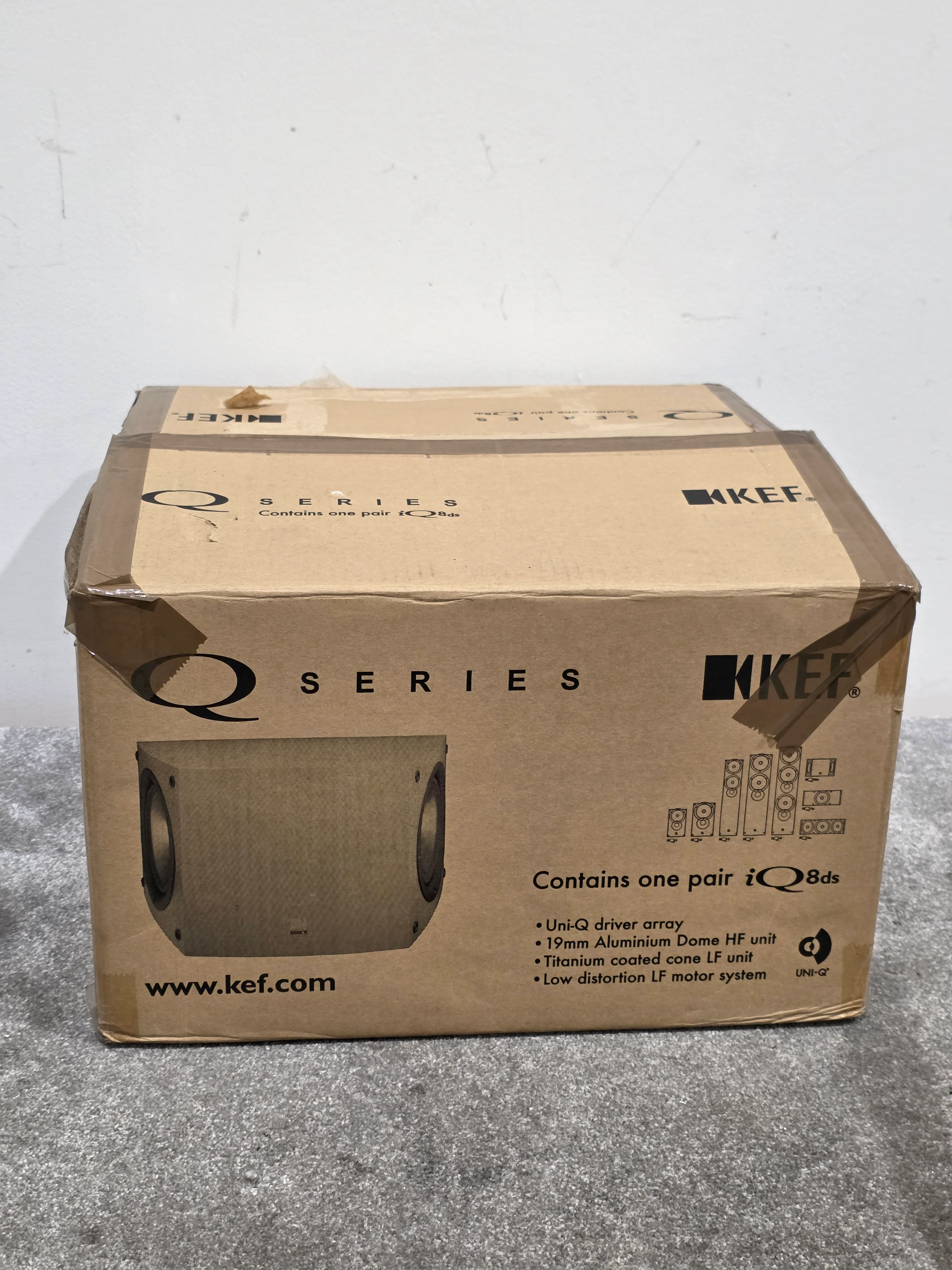 KEF iQ8ds - Pair of Speakers - Light Wood/Maple - Excellent w/ Original Box - Image 11