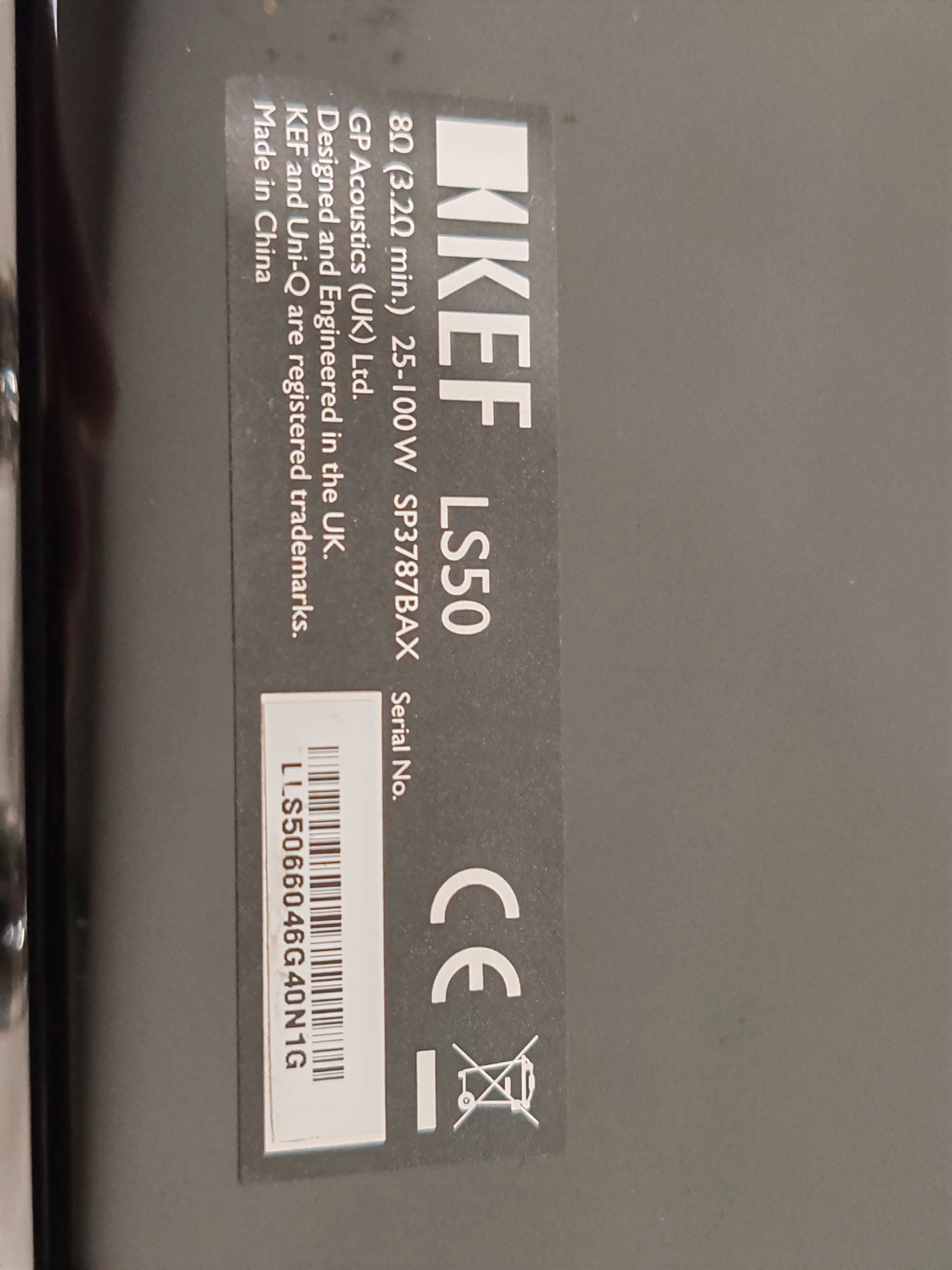Pair of KEF LS50 Speakers - Uni-Q Driver Array - Open Box New - Image 8