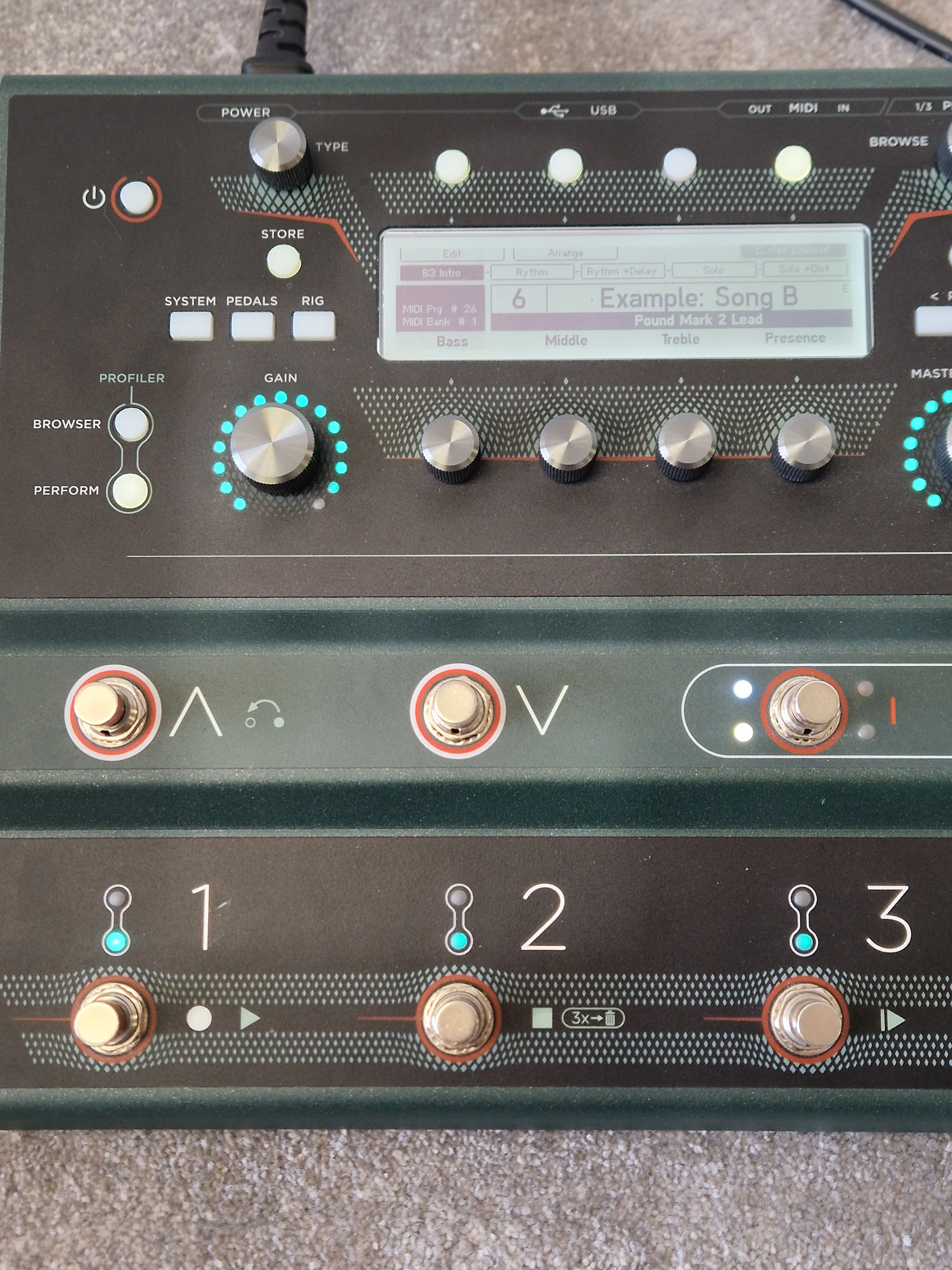 Kemper Profiler Stage All-in-One Guitar Amp Modeling Floorboard - FX & Rig Profiles - Excellent w/ Case and Box - Image 5