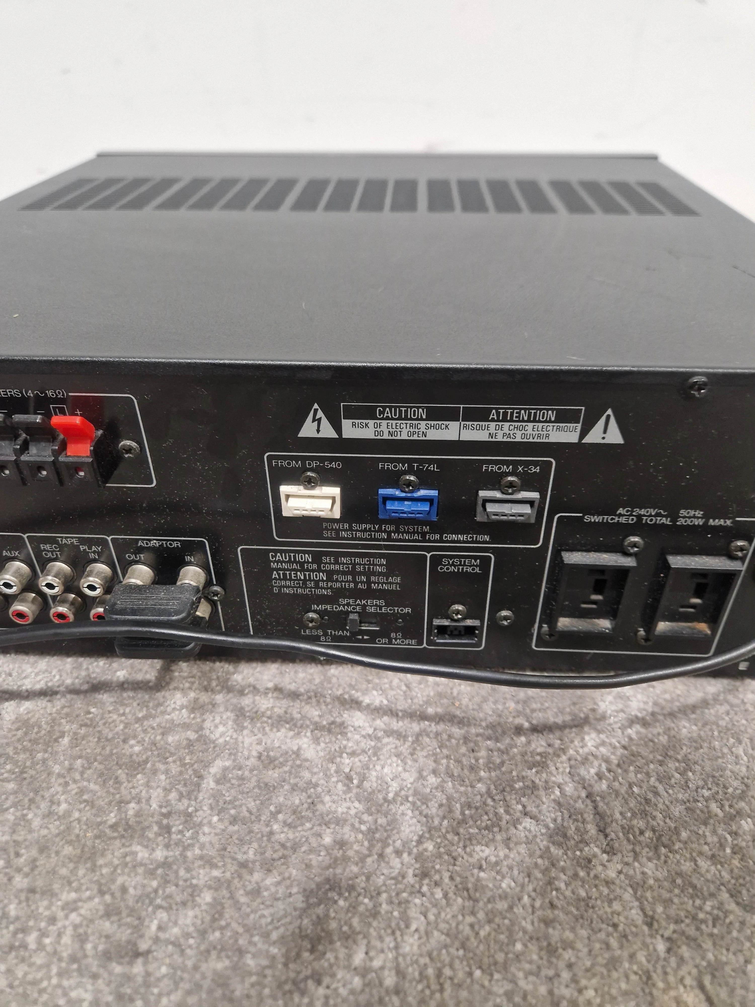Kenwood A-34 Amplifier And T-74l Synthesizer - High Power, Versatile Sound - Good w/ Manuals & remote - Image 12
