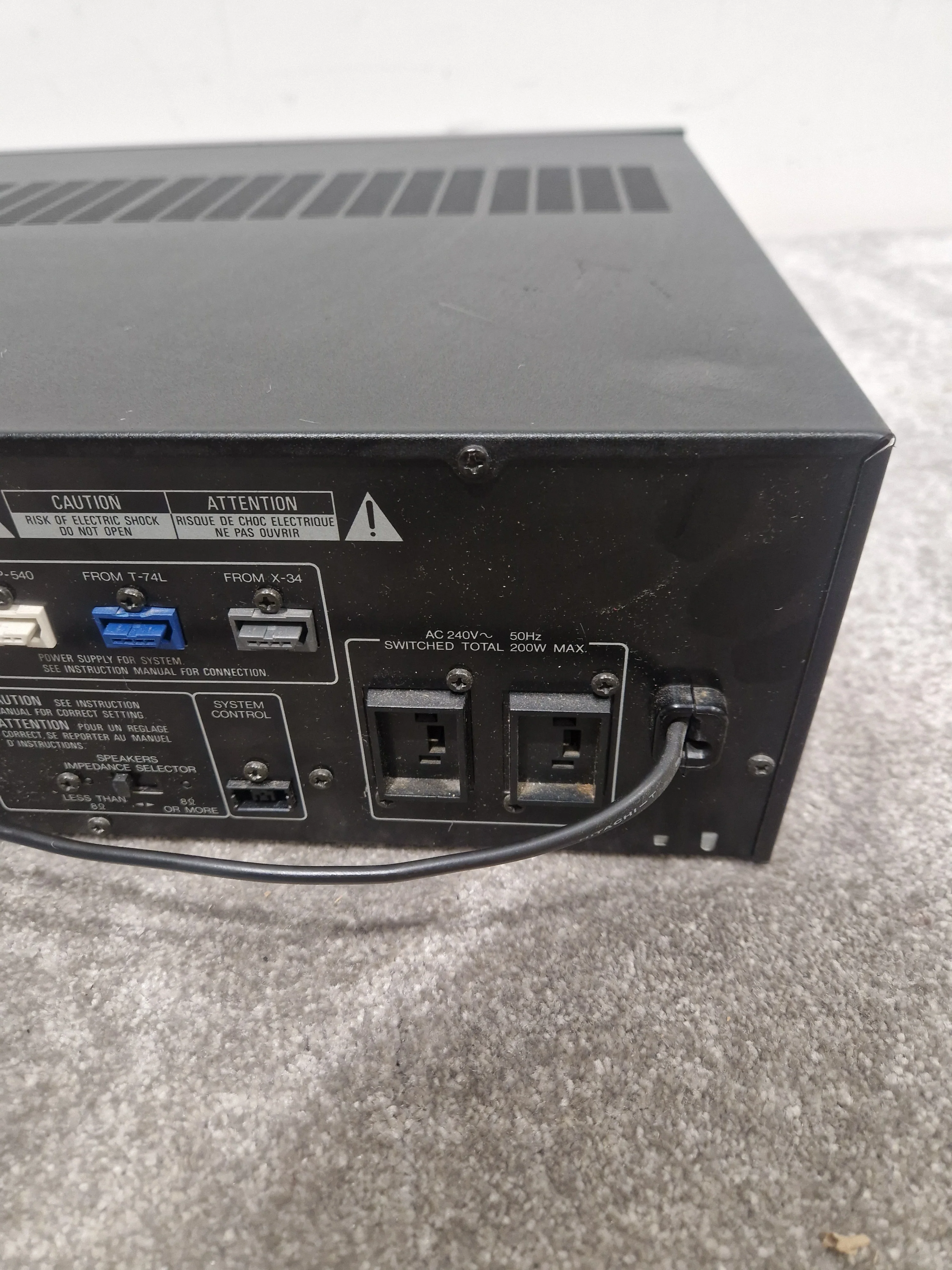 Kenwood A-34 Amplifier And T-74l Synthesizer - High Power, Versatile Sound - Good w/ Manuals & remote - Image 6