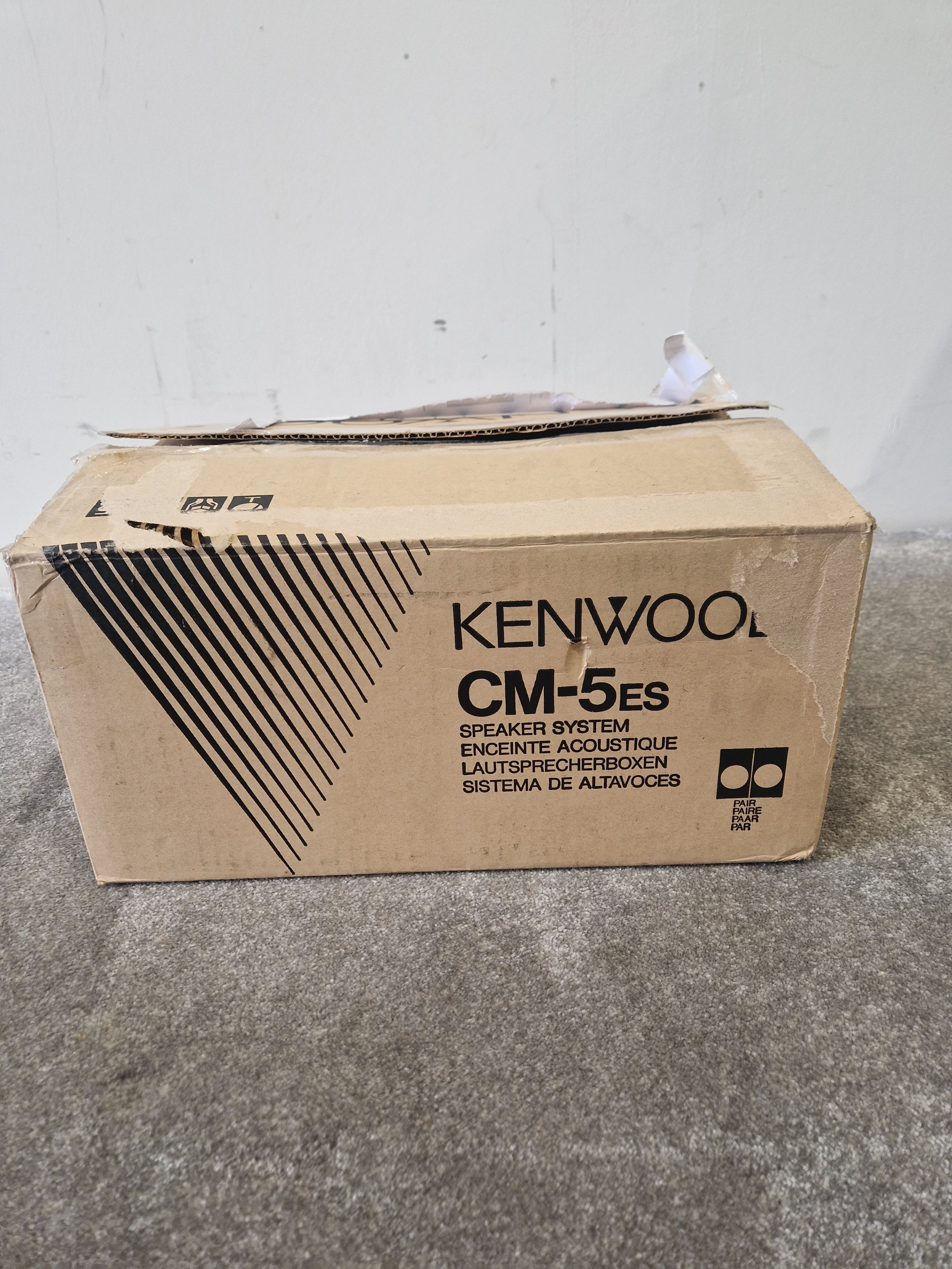 Kenwood CM-5ES – Compact Bookshelf Speakers – Excellent  w/ Original Box - Image 11