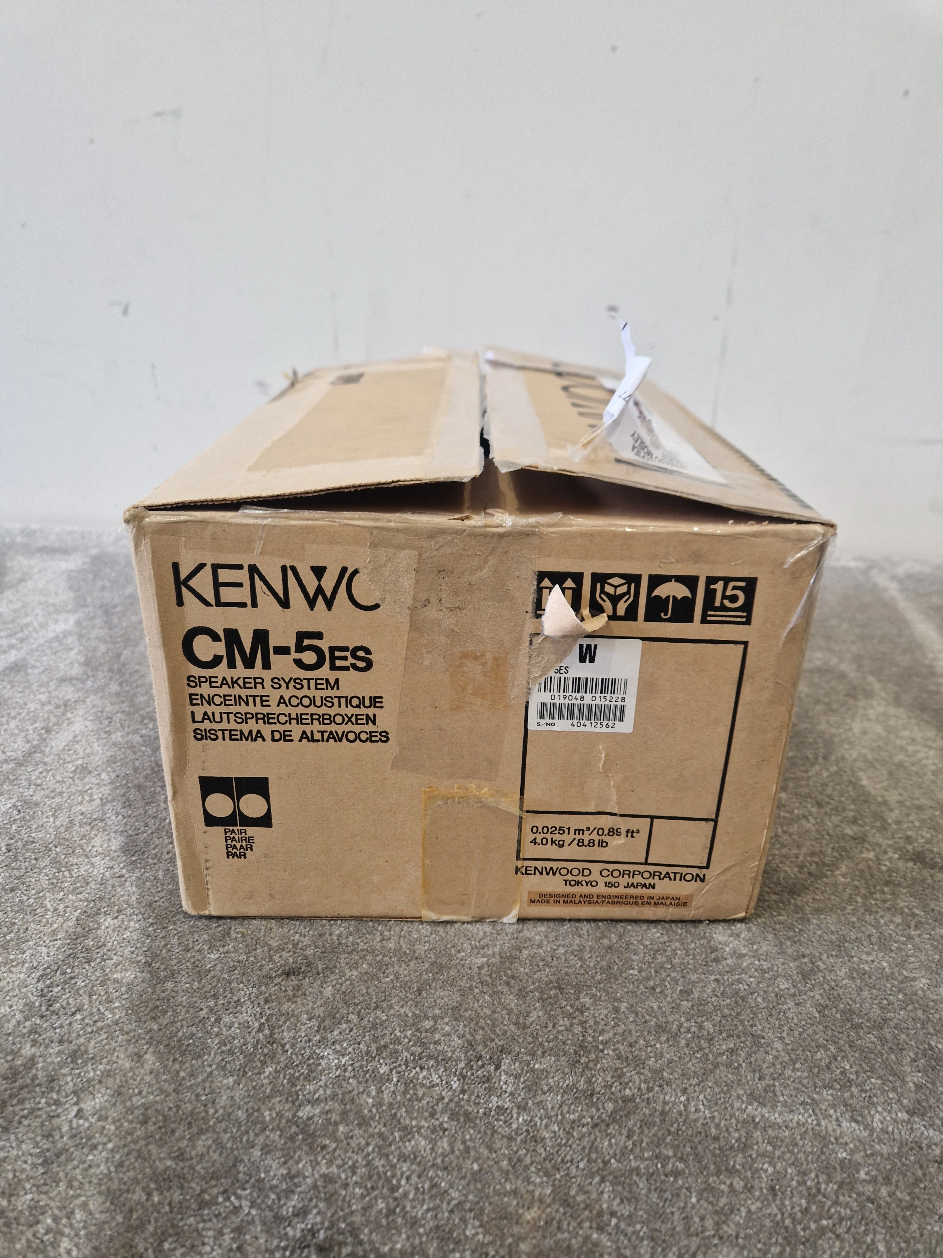 Kenwood CM-5ES – Compact Bookshelf Speakers – Excellent  w/ Original Box - Image 12