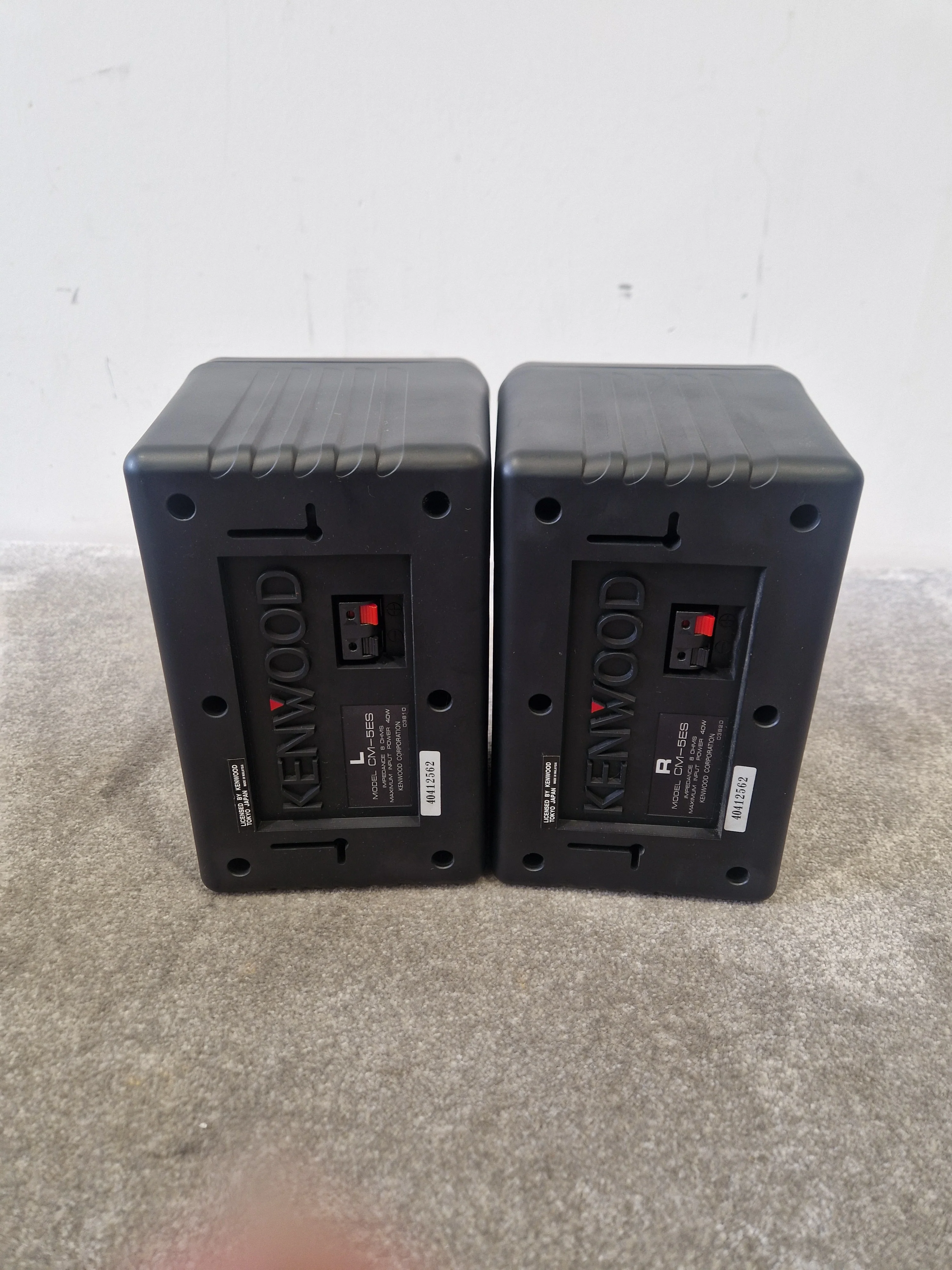 Kenwood CM-5ES – Compact Bookshelf Speakers – Excellent  w/ Original Box - Image 2