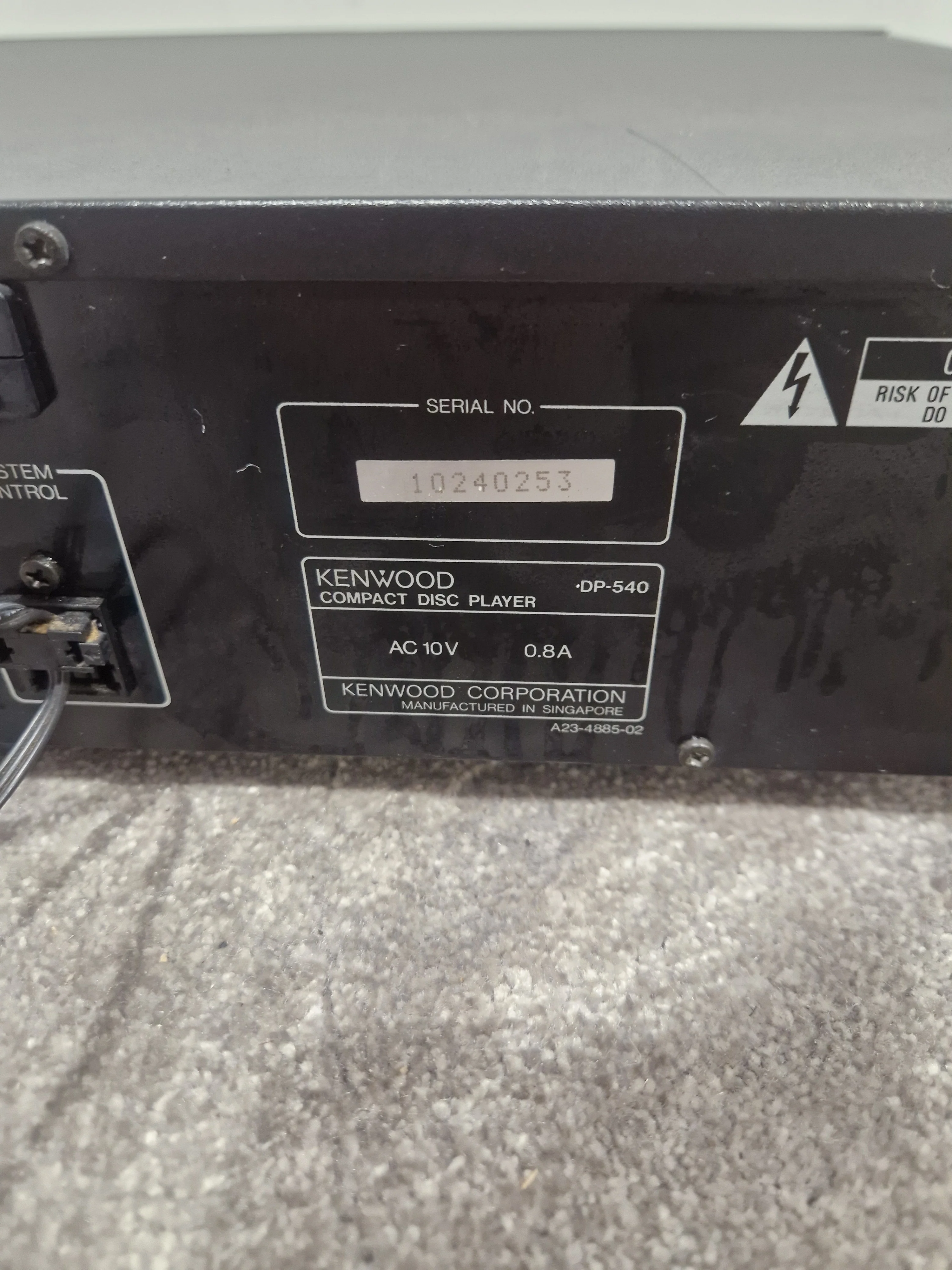 Kenwood Dp-540 CD Player - CD Player - High-Quality Audio, Programmable Playback - Spares or Repair - Image 6