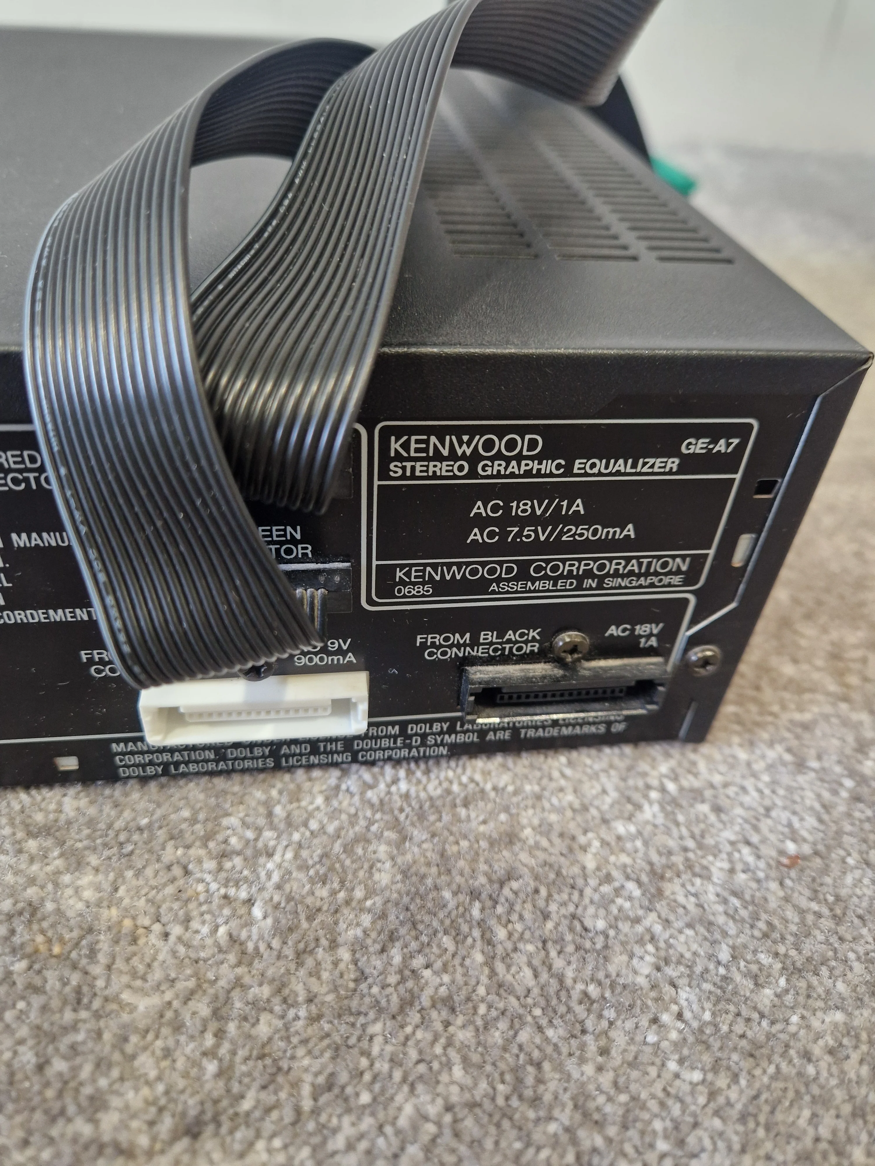Kenwood GE-A7 – 7-Band Graphic Equalizer – Excellent w/ Original Box - Image 12