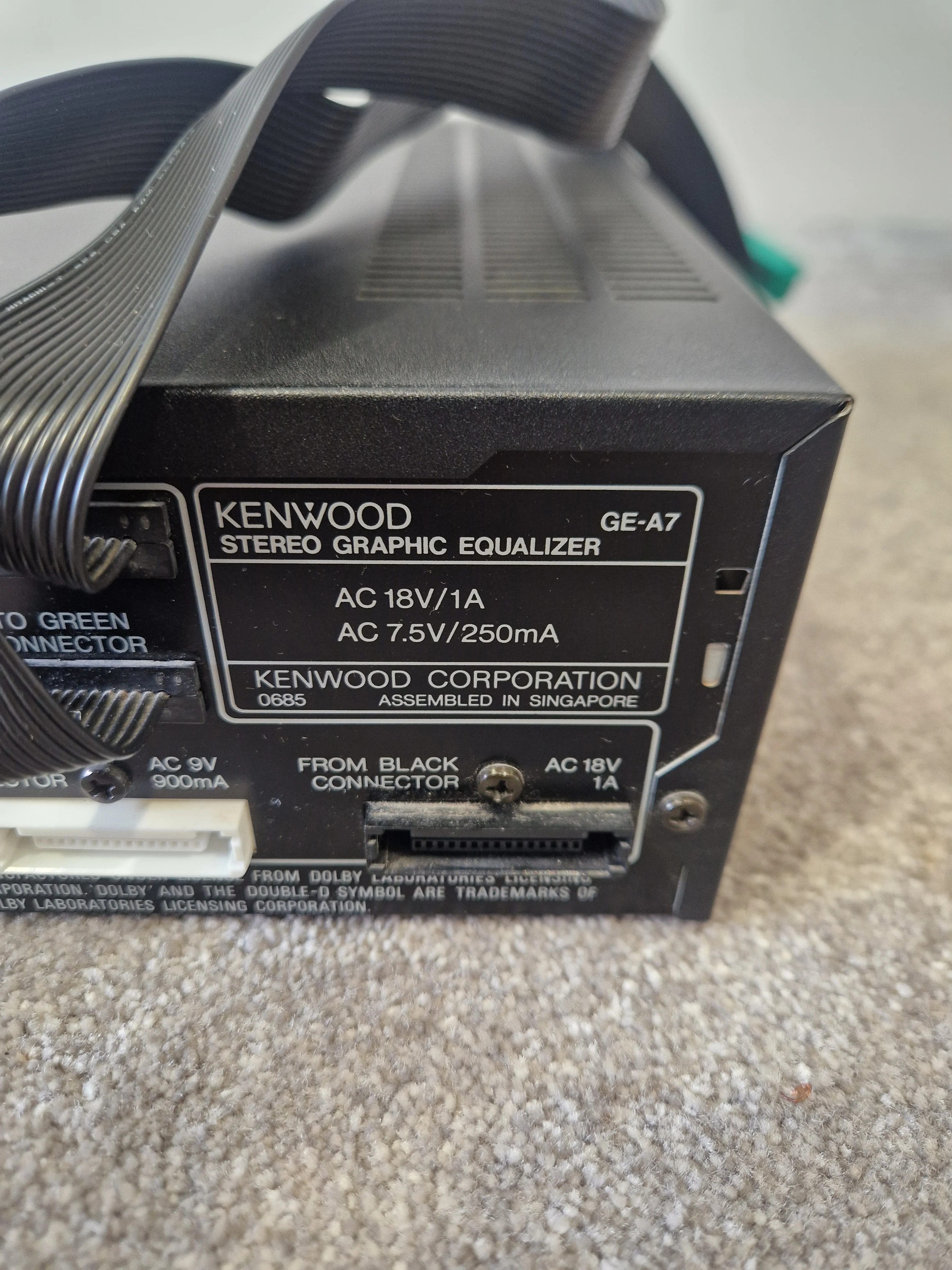 Kenwood GE-A7 – 7-Band Graphic Equalizer – Excellent w/ Original Box - Image 14
