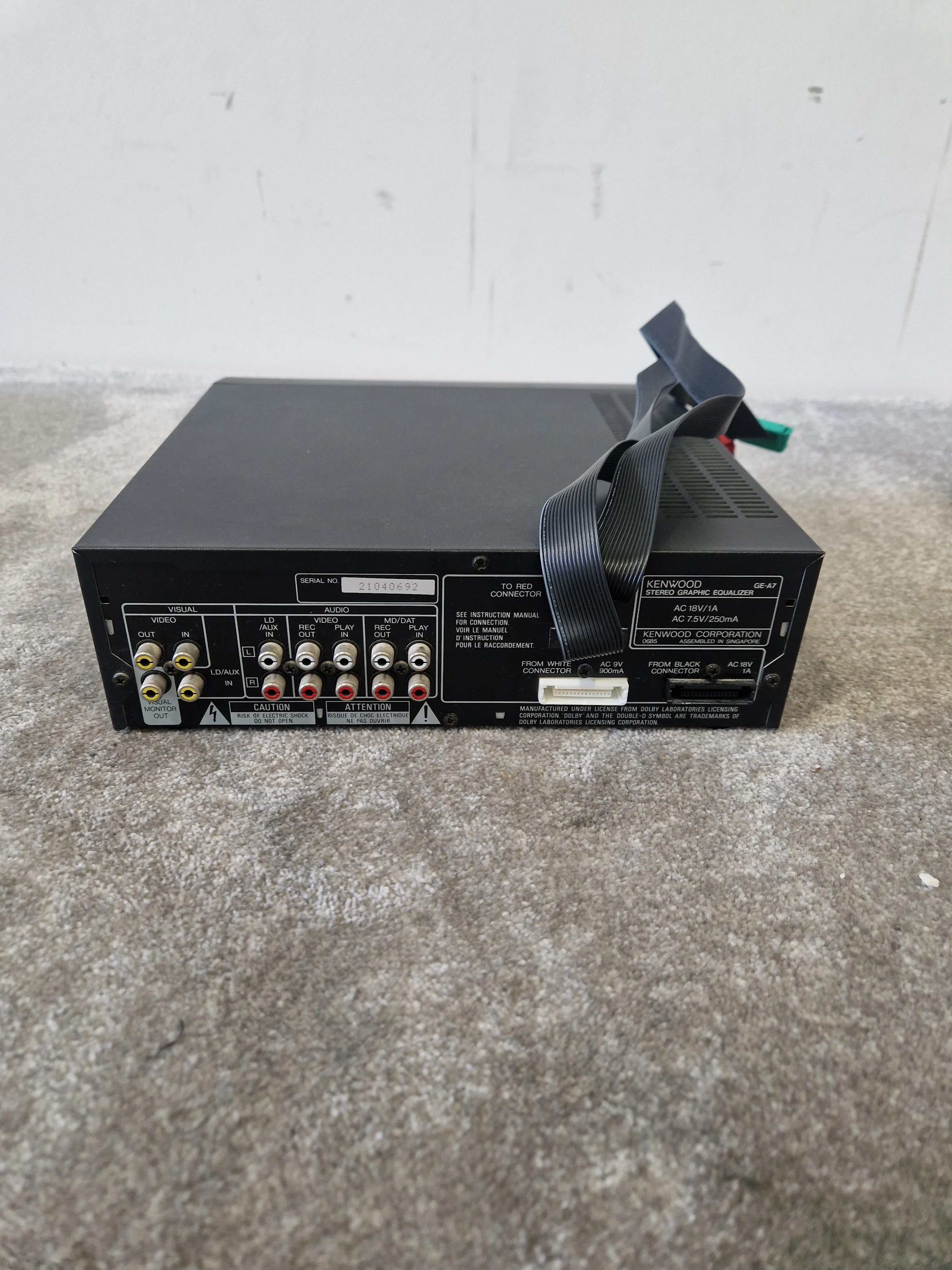 Kenwood GE-A7 – 7-Band Graphic Equalizer – Excellent w/ Original Box - Image 6