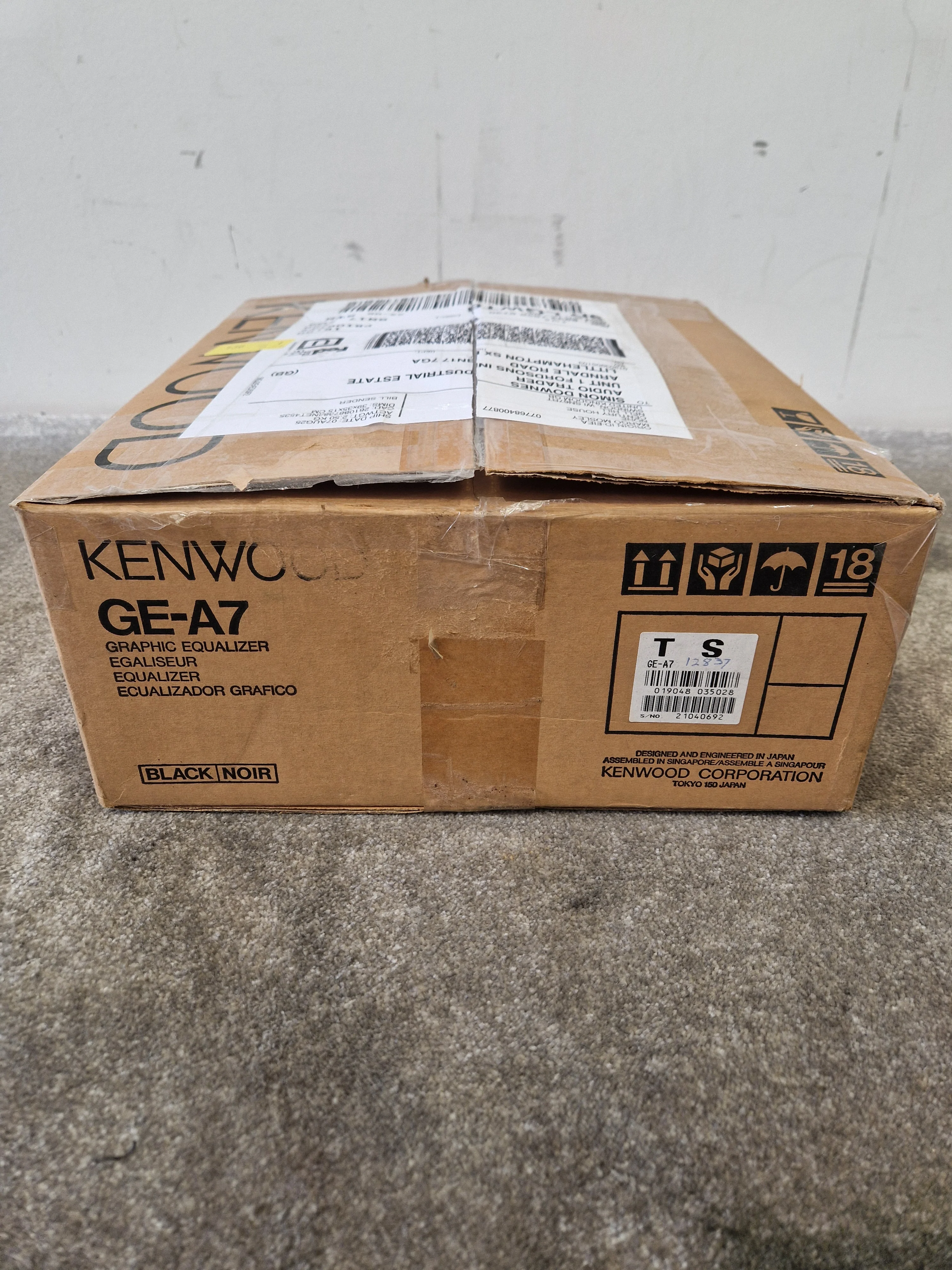 Kenwood GE-A7 – 7-Band Graphic Equalizer – Excellent w/ Original Box - Image 8