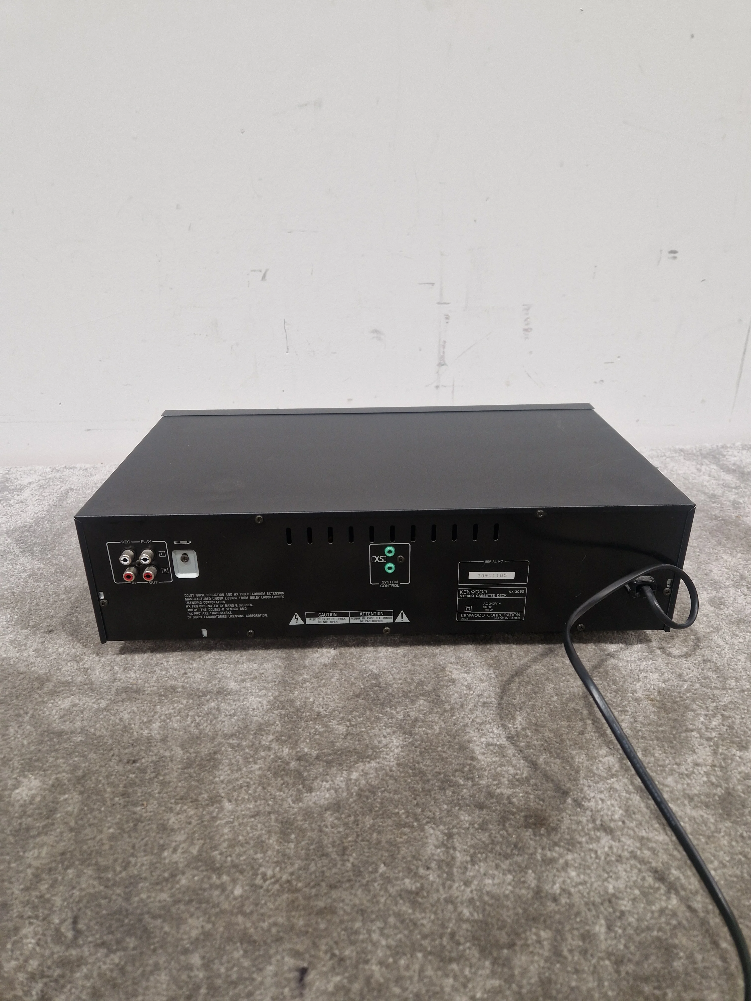 Kenwood KX-3050 - Cassette Deck - Spares or Repair w/ Power Supply - Image 9