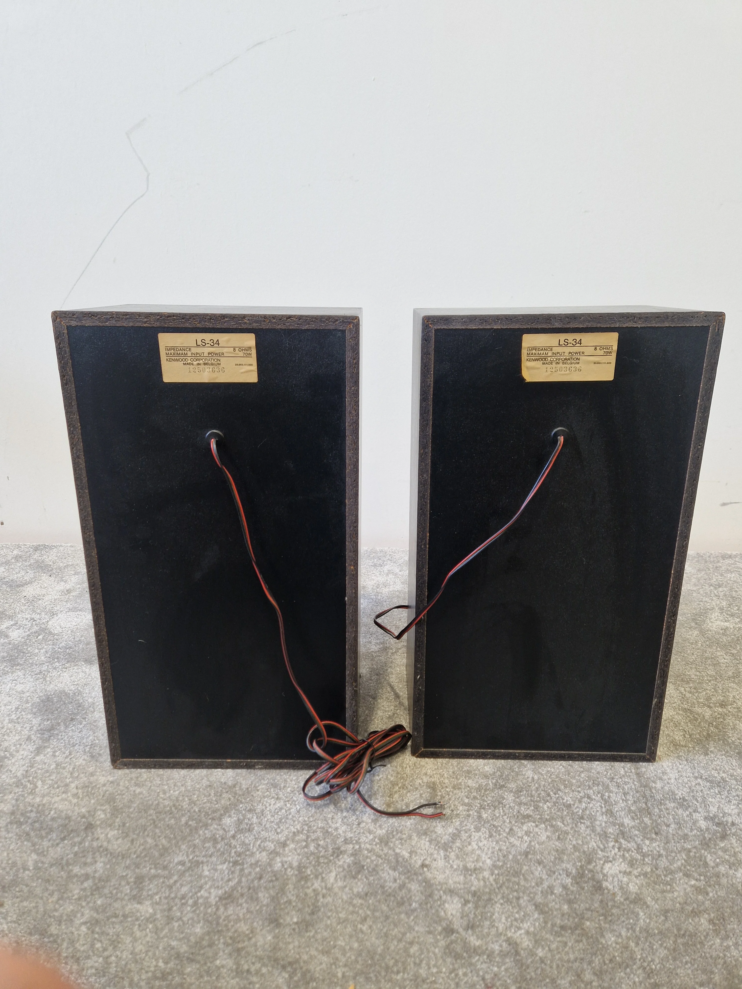 Kenwood LS-A6 – 60W Hi-Fi Speakers – Compact Design & Wired Connectivity – Very Good w/ Original Box - Image 3